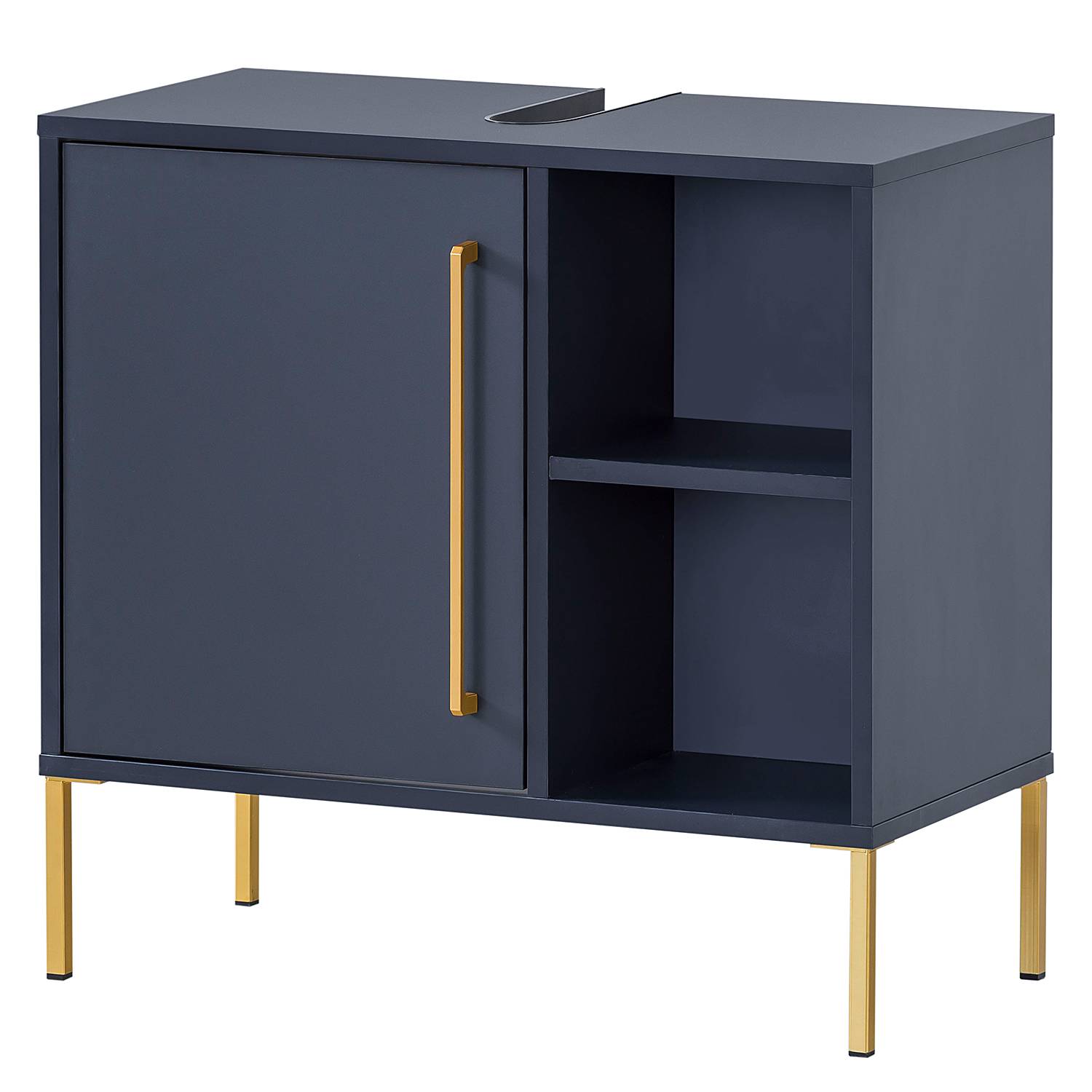 Waschbeckenunterschrank Kent Nachtblau