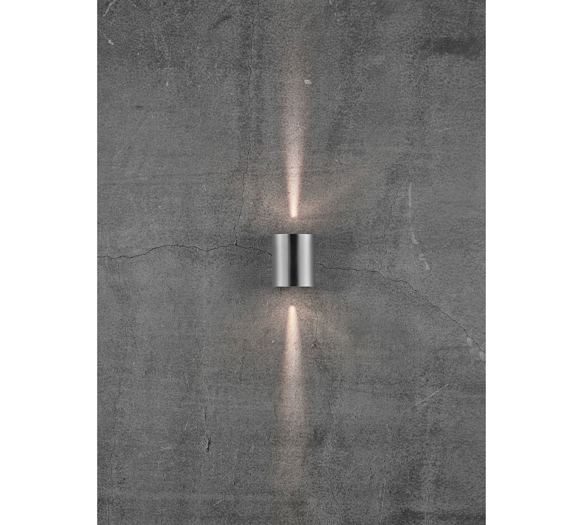 Outdoorleuchte LED 2-flammig Stahl
