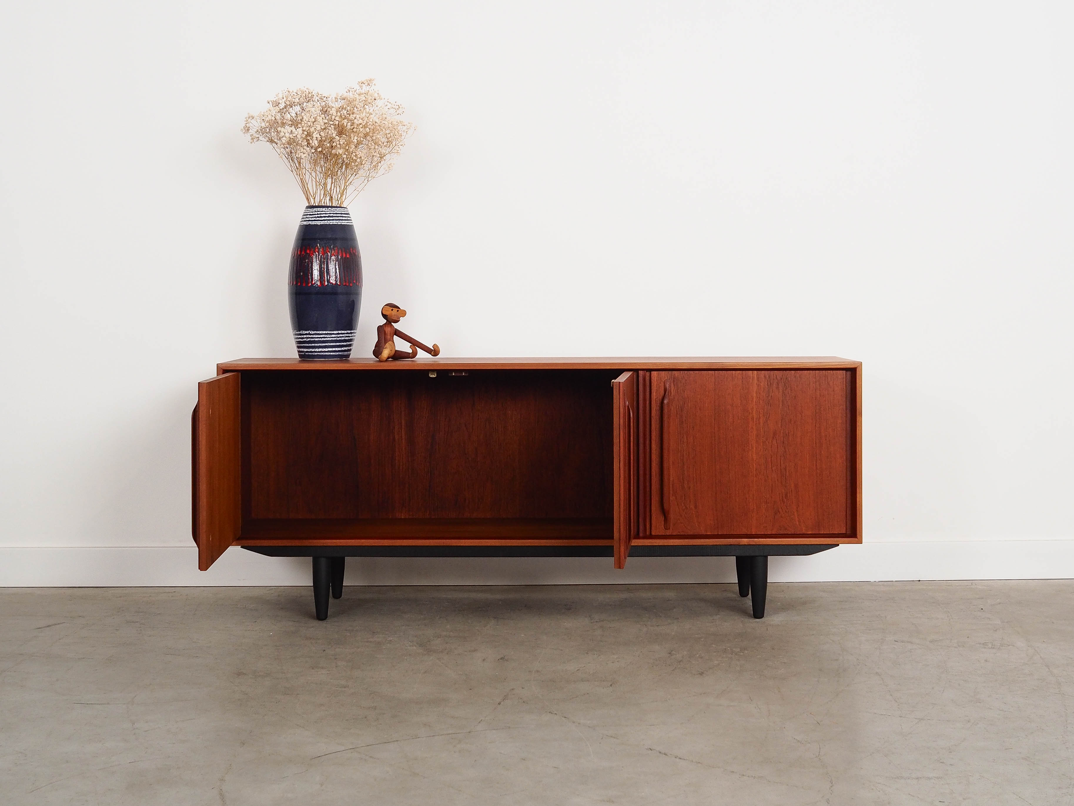Teak-Sideboard Braun 1960er Jahre