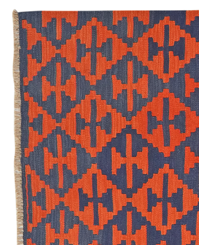 Kelim Gashgai Teppich Wolle Mehrfarbig