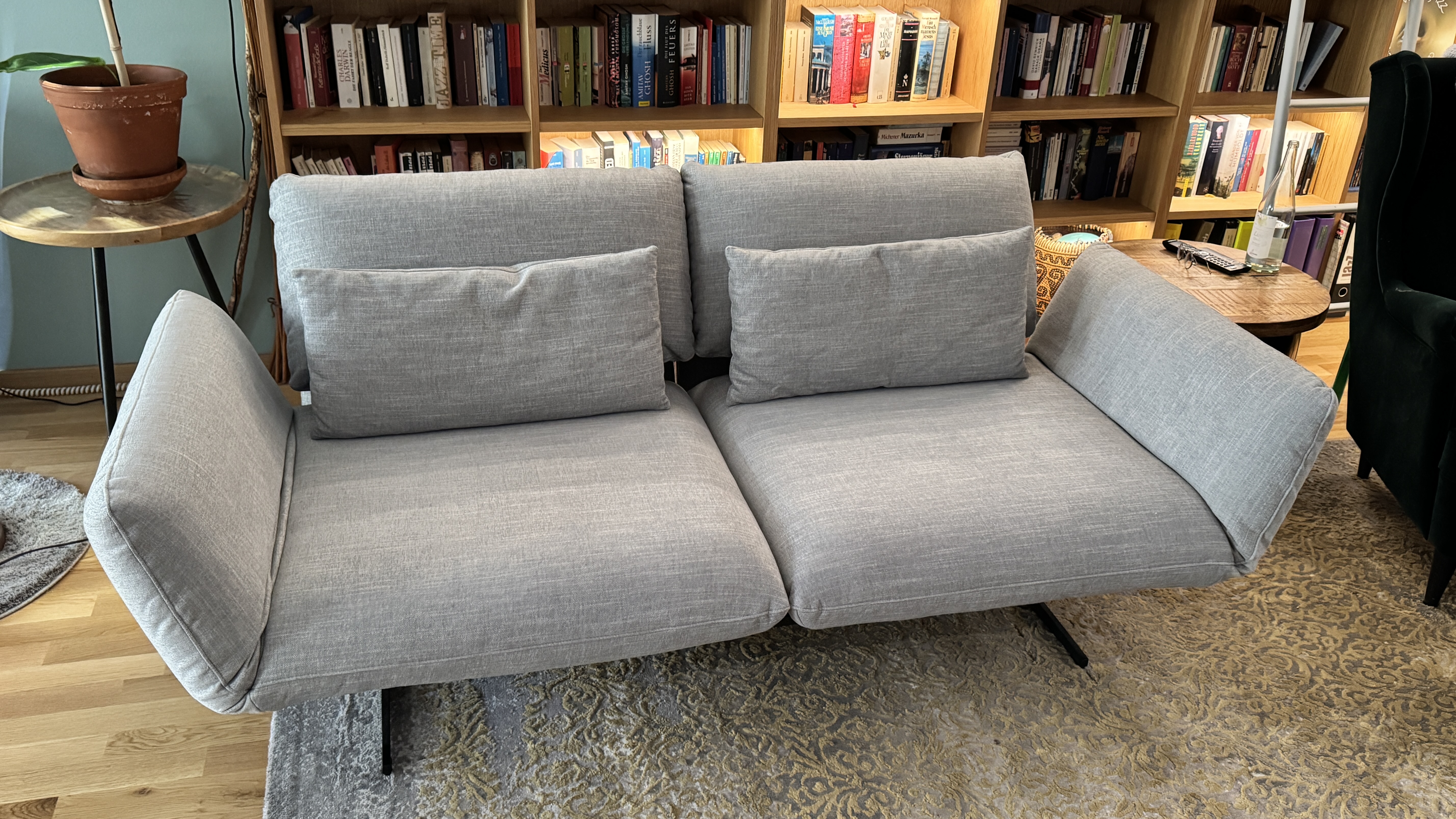 Messina Sofa 2-Sitzer Grau