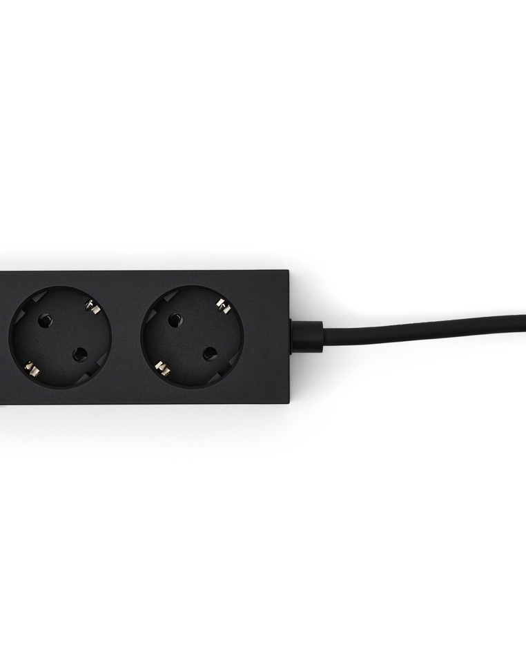 Power Bar Steckdosenleiste Schwarz
