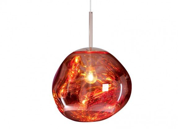 Melt mini LED Pendelleuchte Bronze