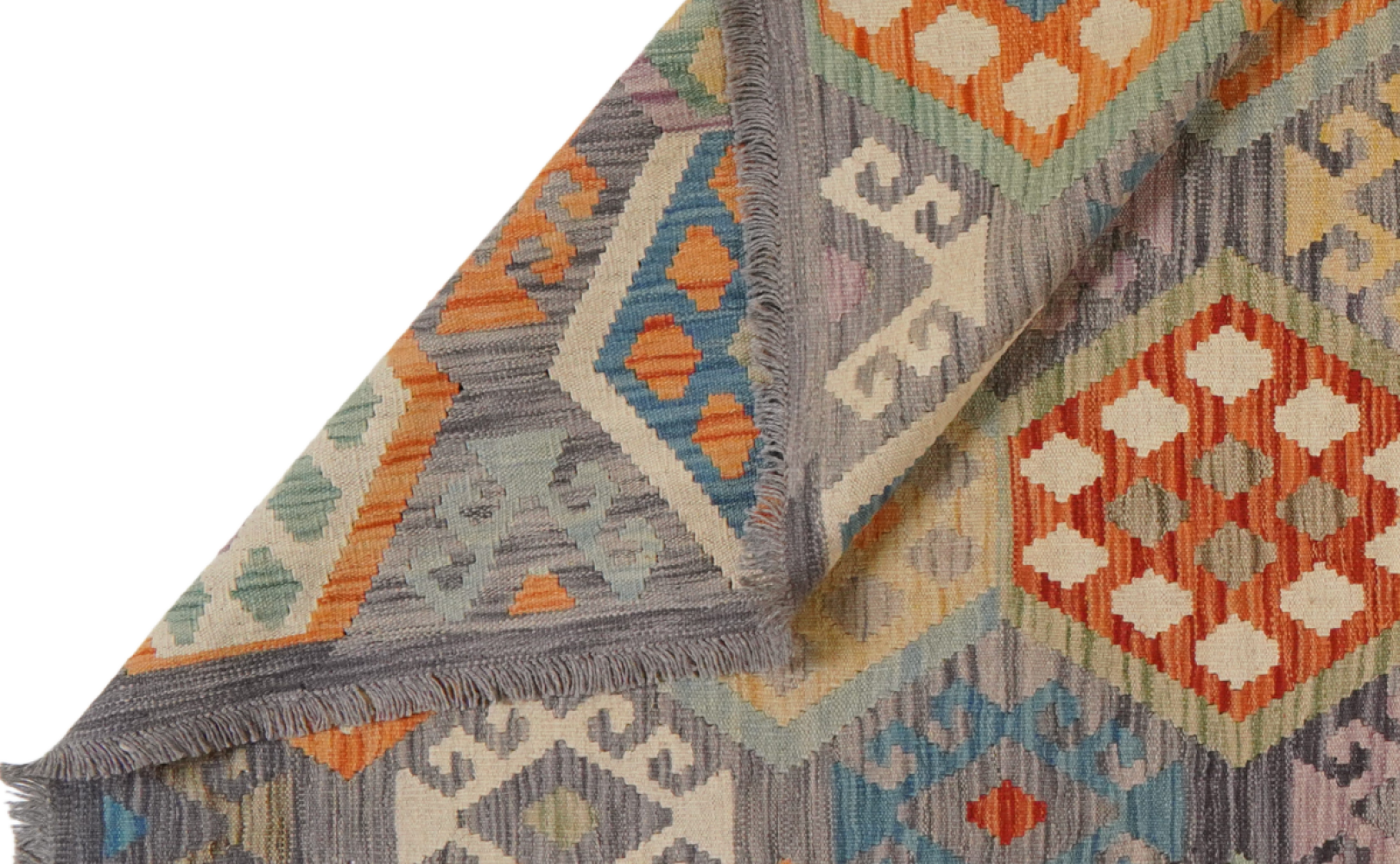 Kilim Hajar Wool Multicolored