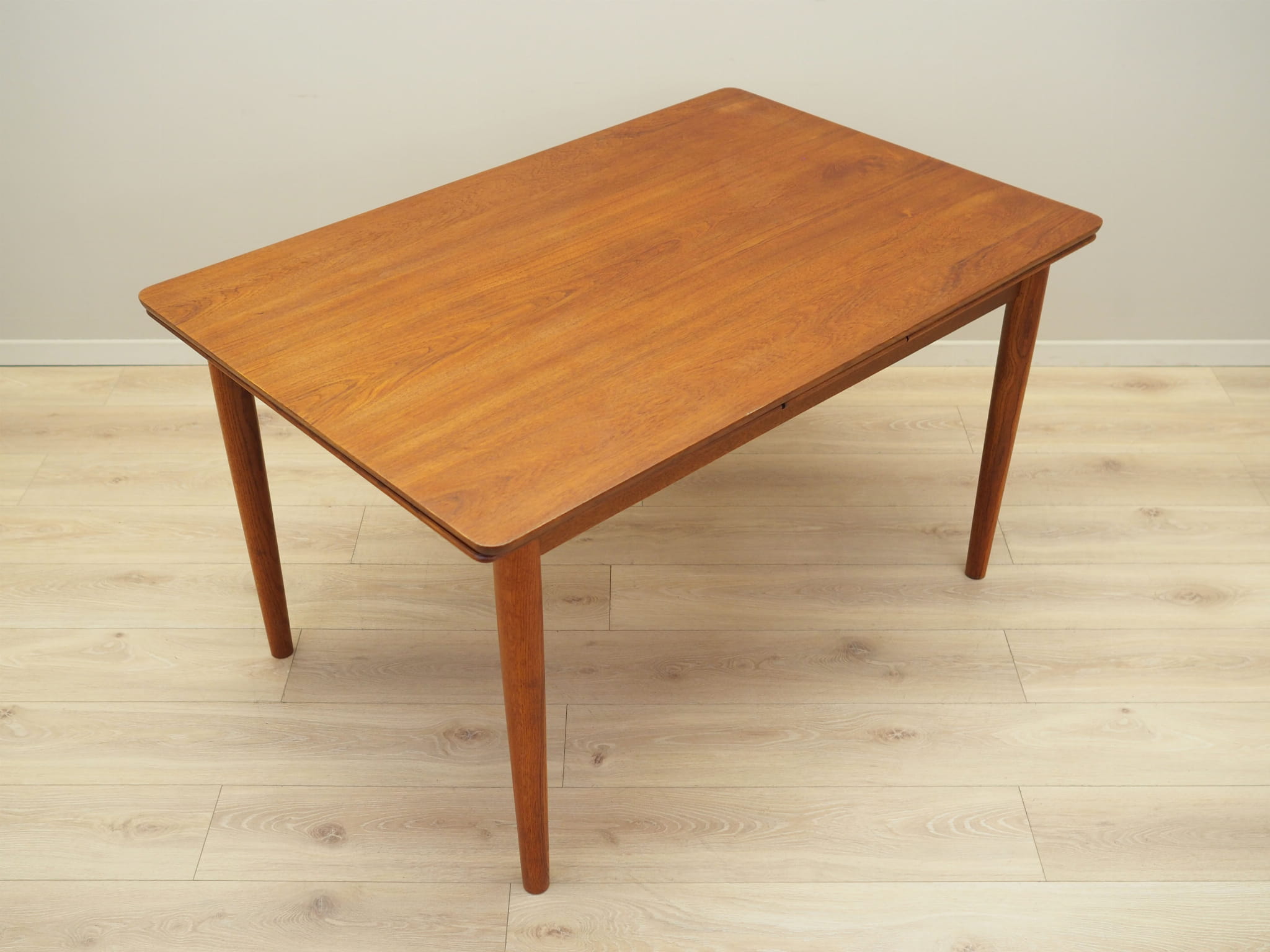 Vintage Tisch Eichenholz Braun 1970er Jahre