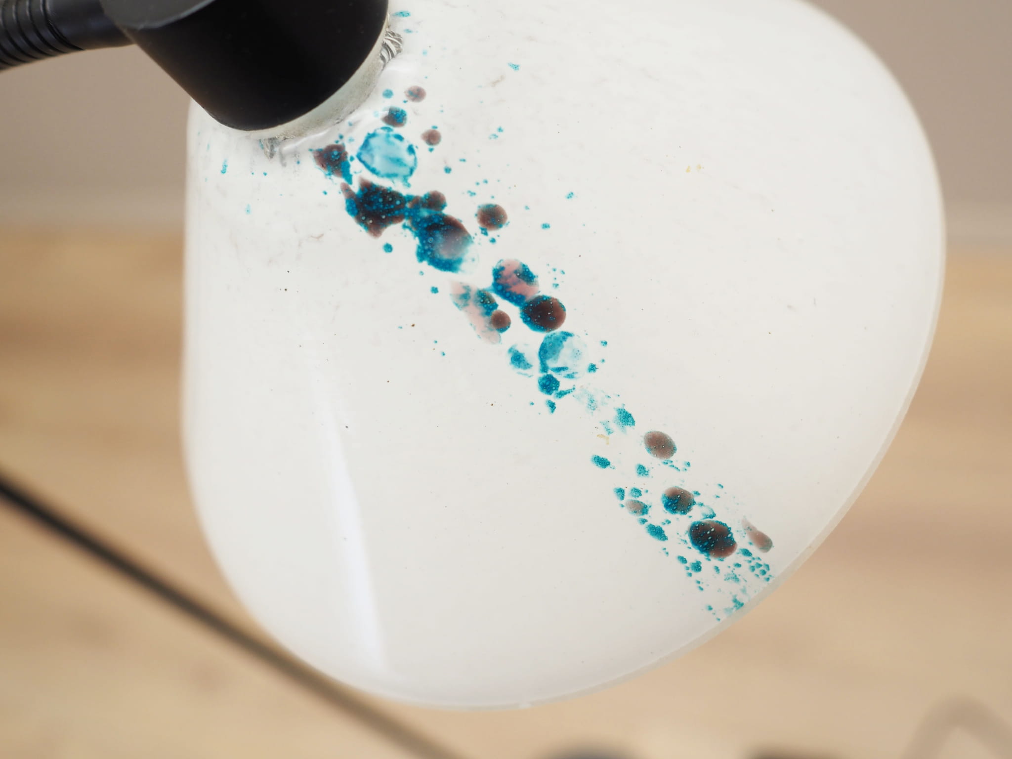 Standing lamp Metal Glass 1970s