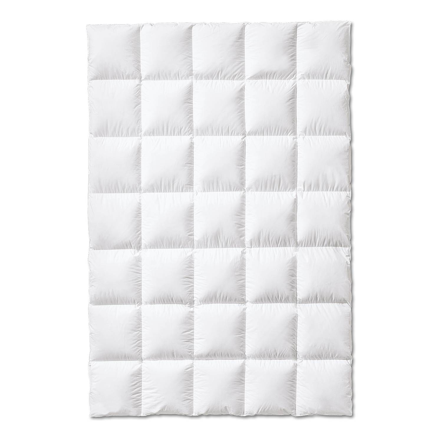 Superior Warm Daunenbettdecke Baumwolle Weiß 135x200cm