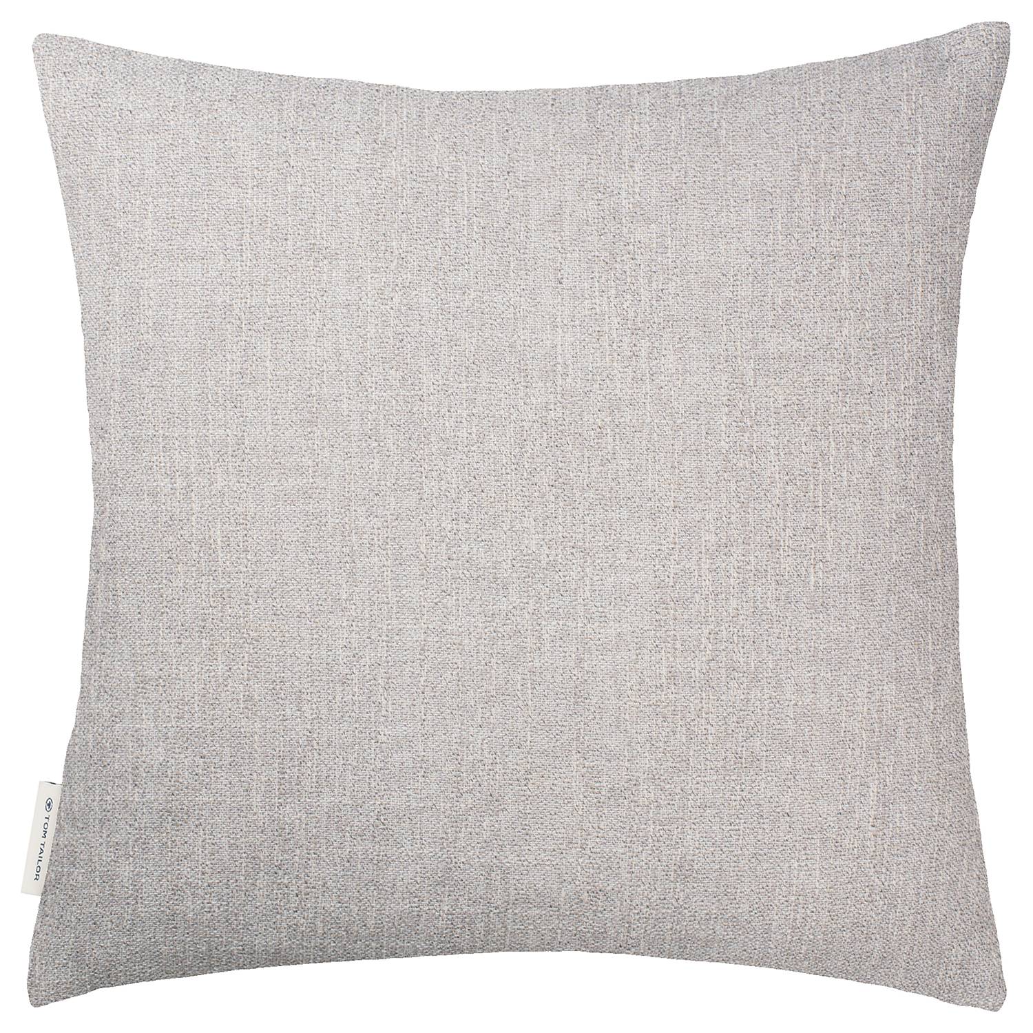 Ethnic Multi Zigzag Pillowcase Polyester Linen Beige