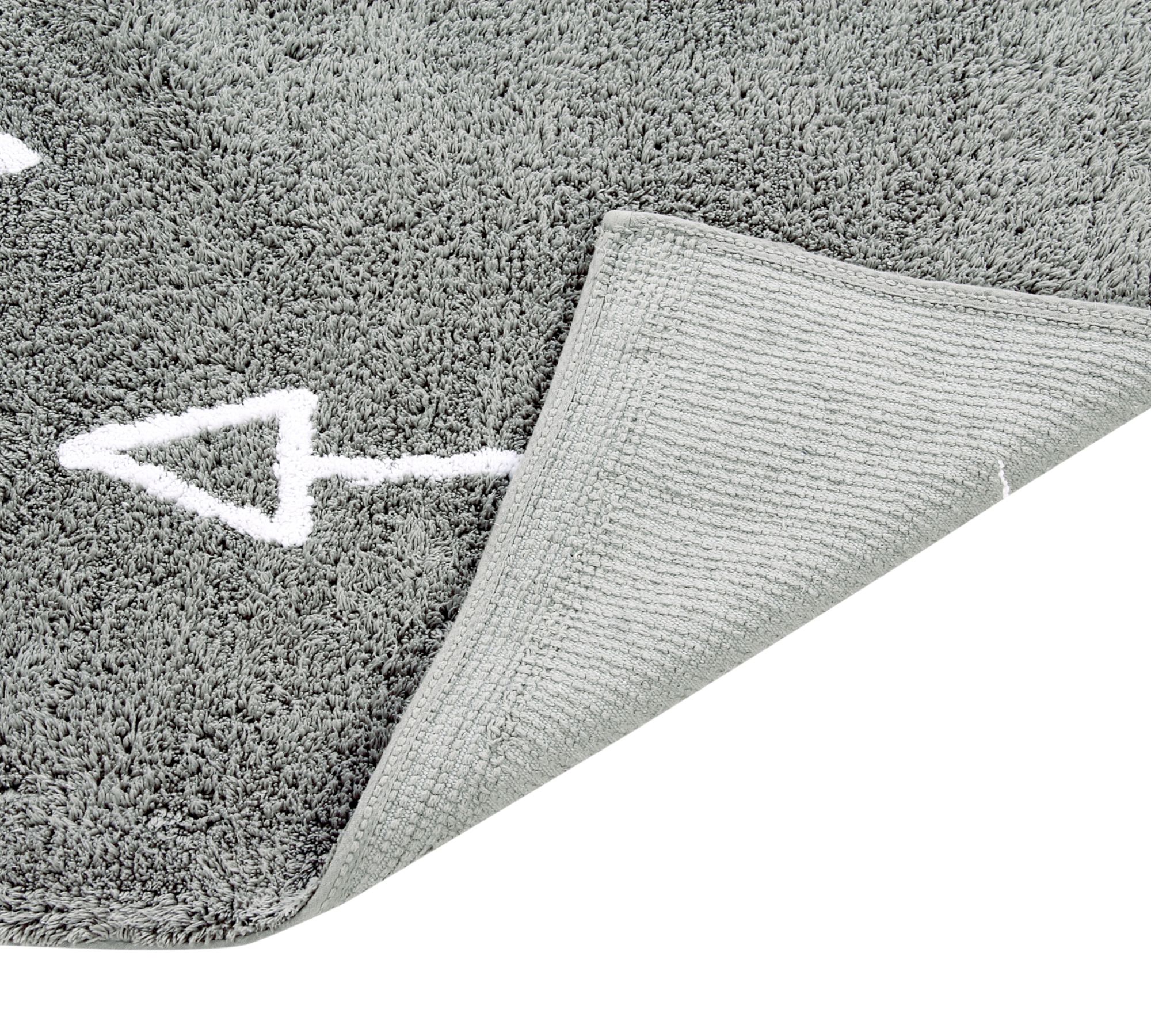 Teppich Baumwolle Grau 120x160 cm