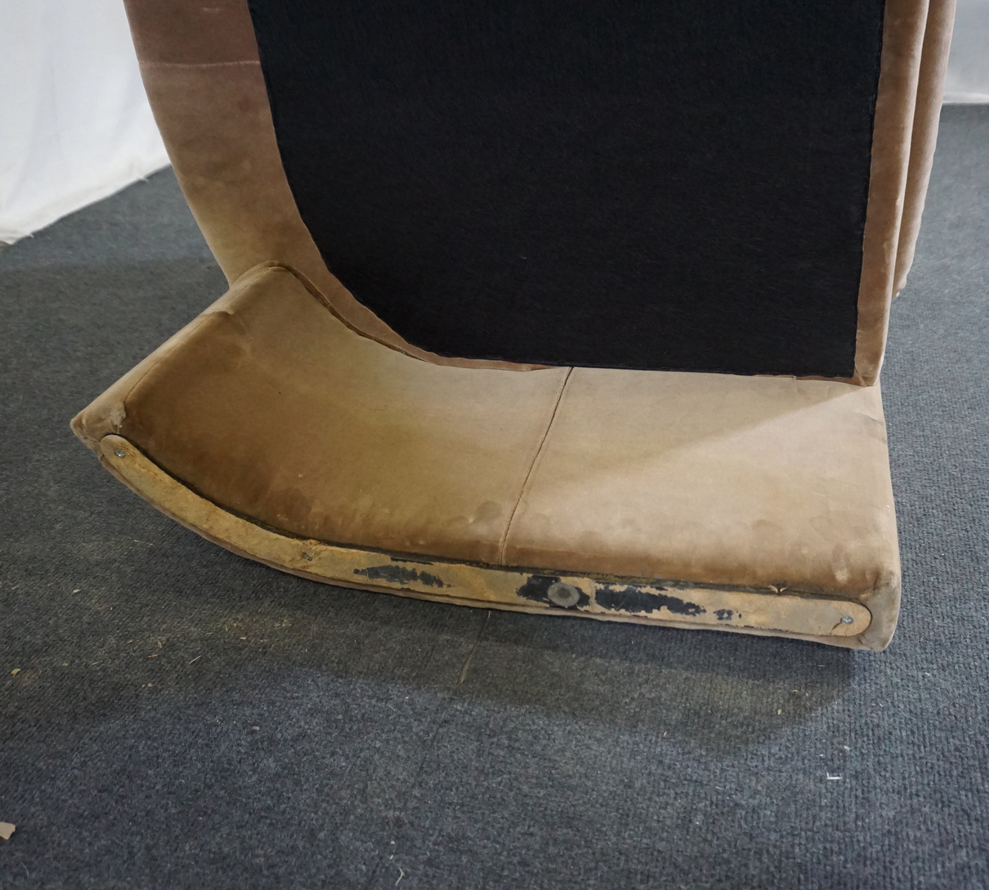 Loafer SC23 Sessel Samt Marron