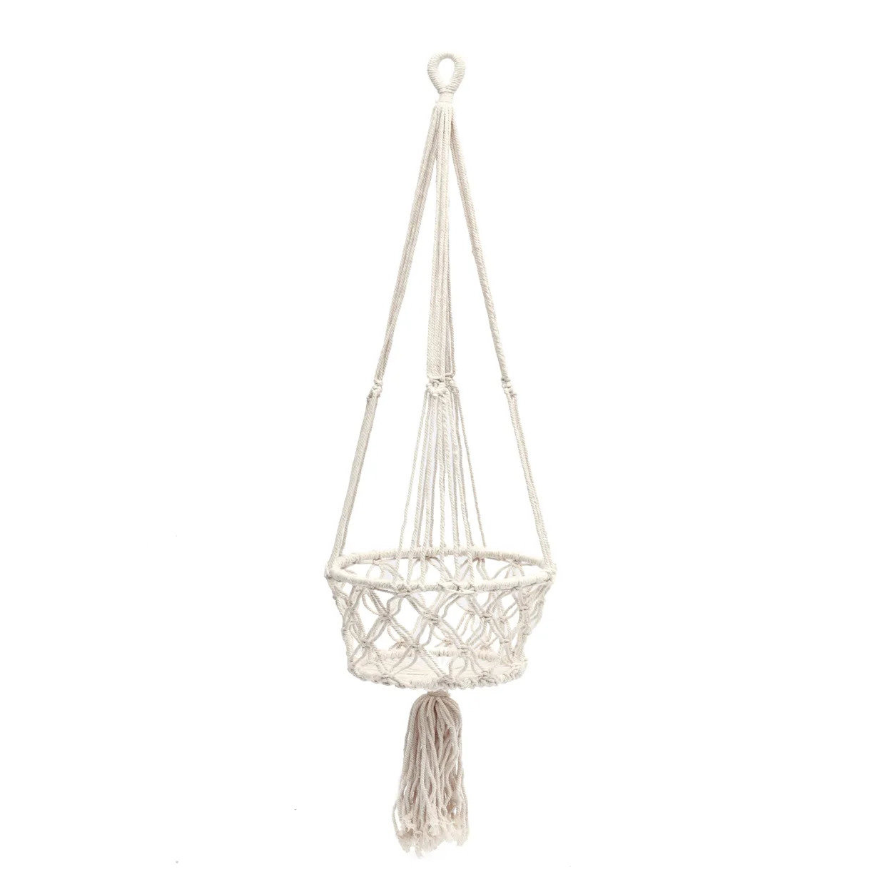 Macramé Plant Hanger White