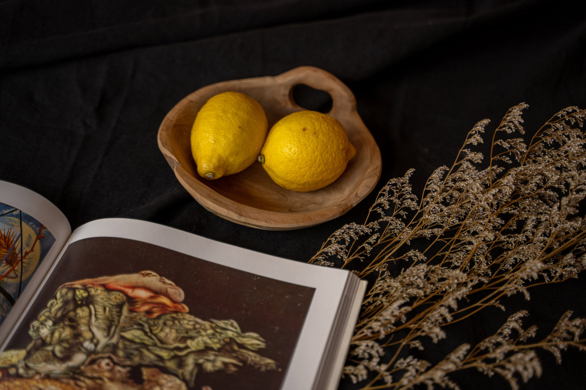 Tablecloth Linen Black 150x150cm