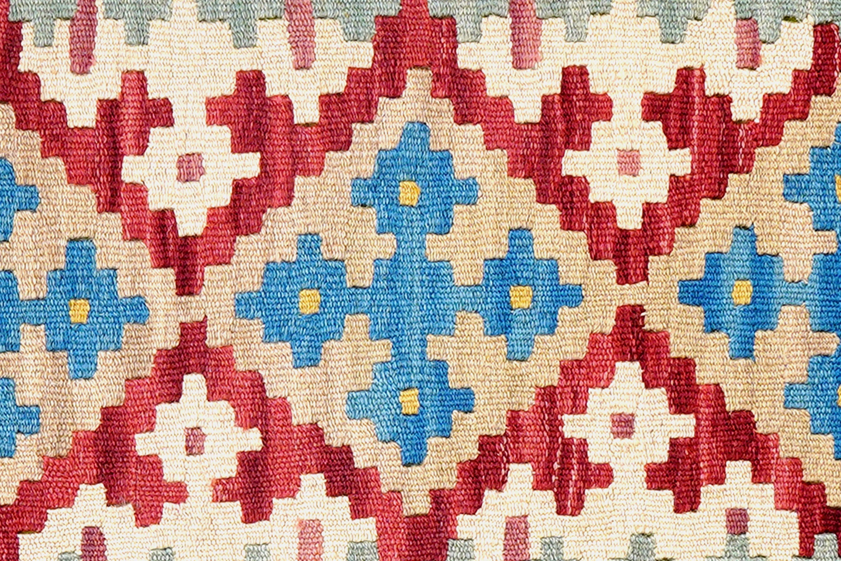 Kilim Gashgai Teppich Wolle Mehrfarbig
