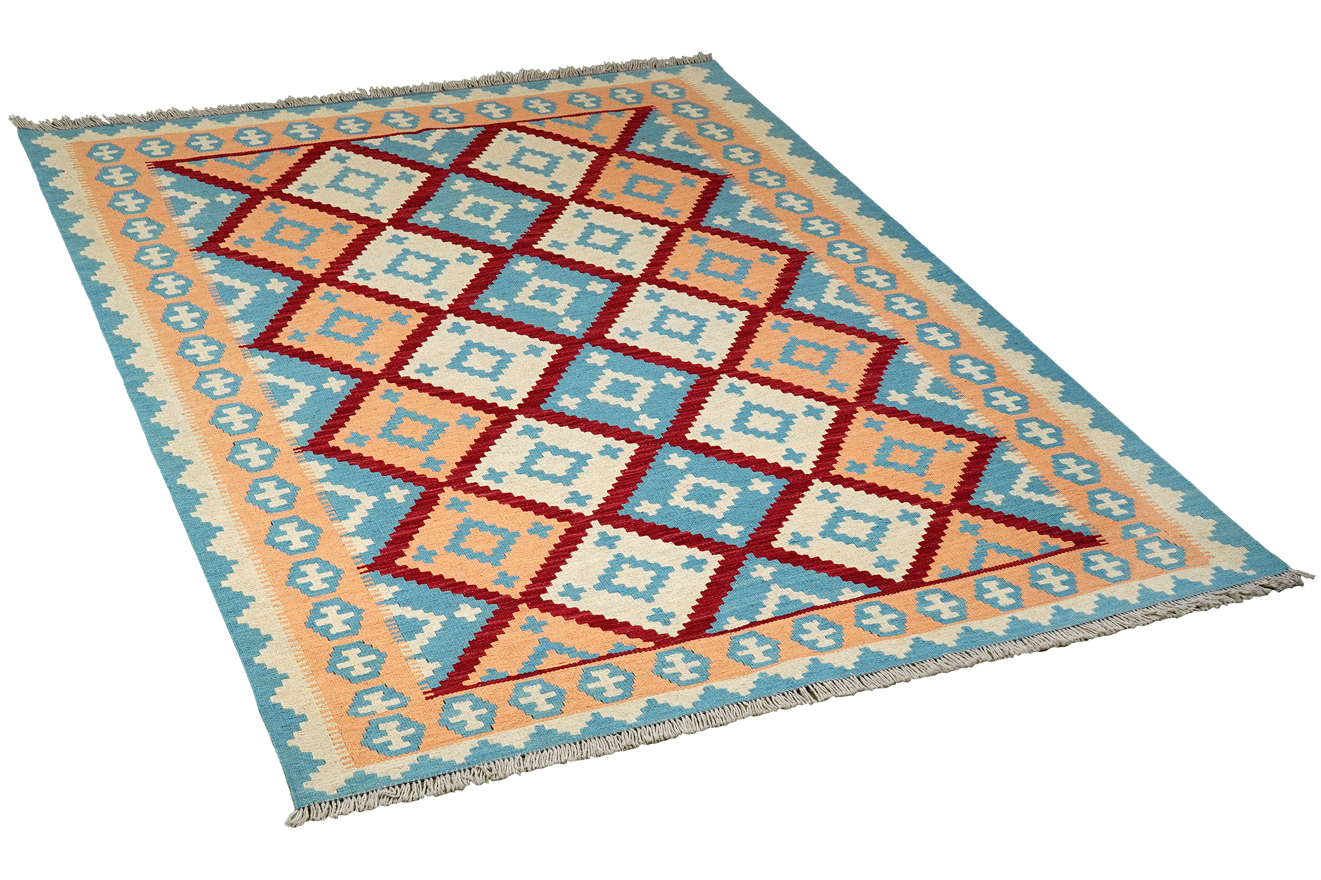 Kilim Gashgai Teppich Mehrfarbig