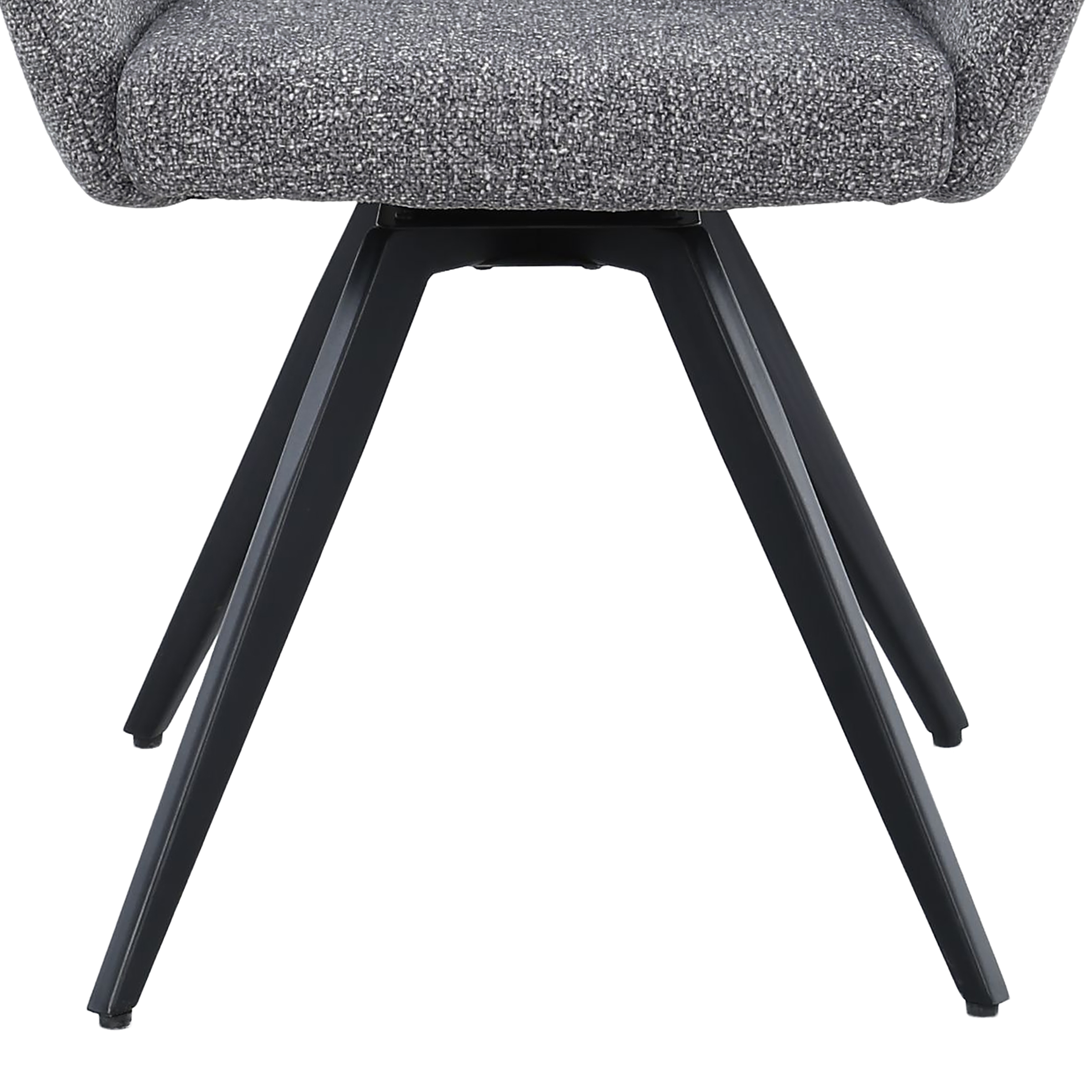 Armlehnenstuhl Cabac 2er-Set Grau