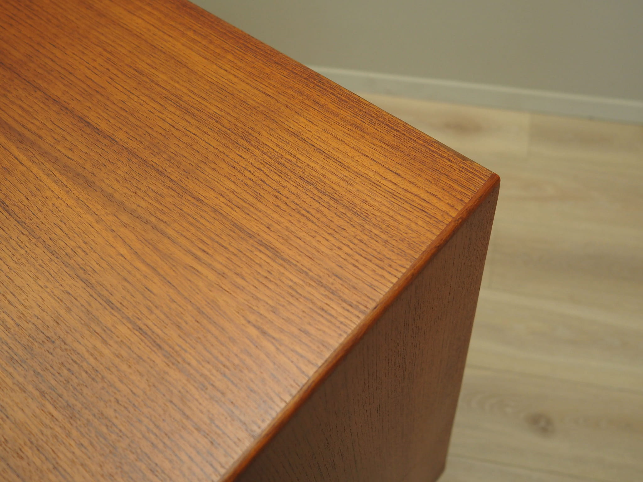 Vintage Highboard Teakholz Braun 1960er Jahre