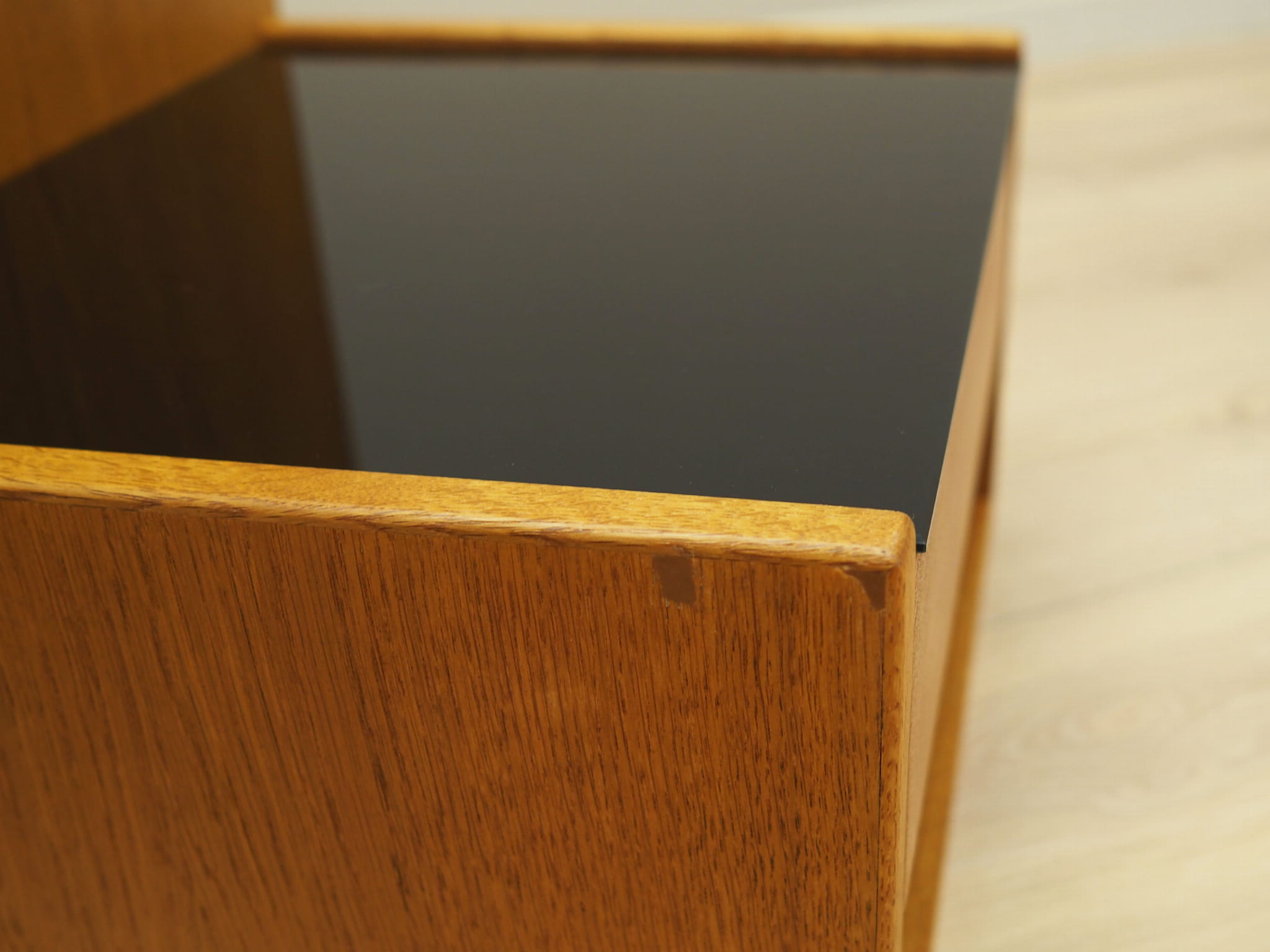 2x Hanging Nightstand Set Wood Brown 1960s