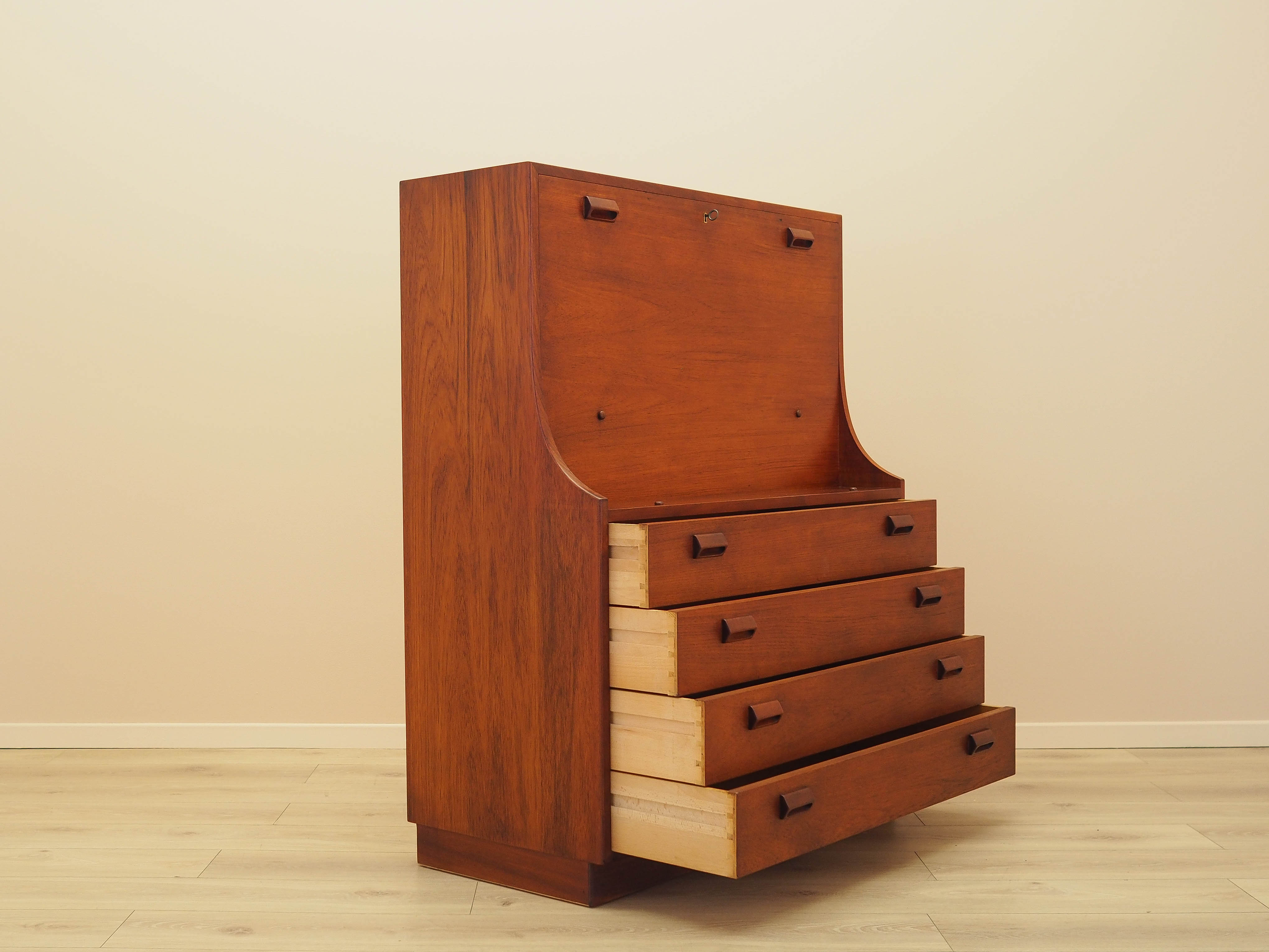 Teak secretary desk