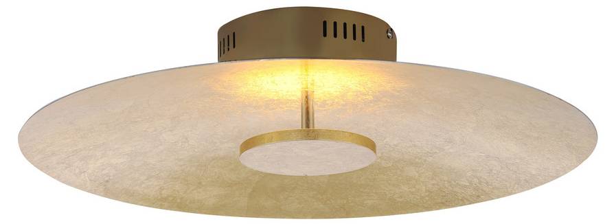 LED-Deckenleuchte Plate Leaf Gold