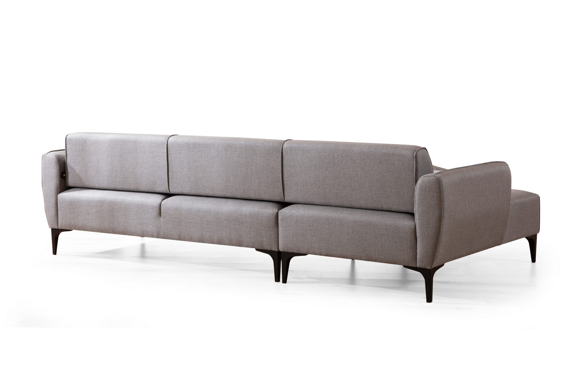 Belissimo Ecksofa Links Grau