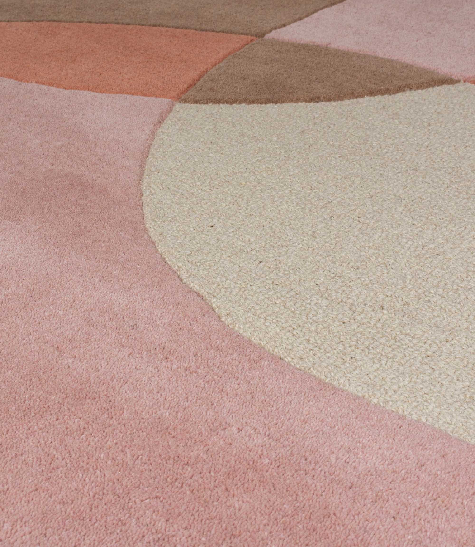 Wollteppich Glow Terracotta 120 x 170 cm