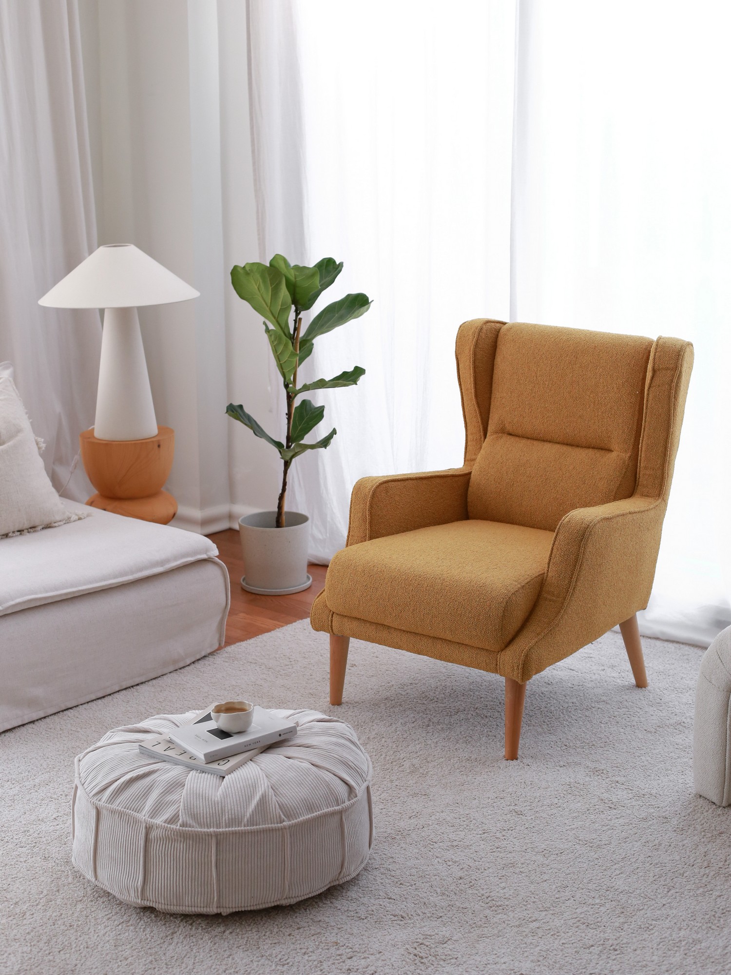 Armchair Mustard Yellow