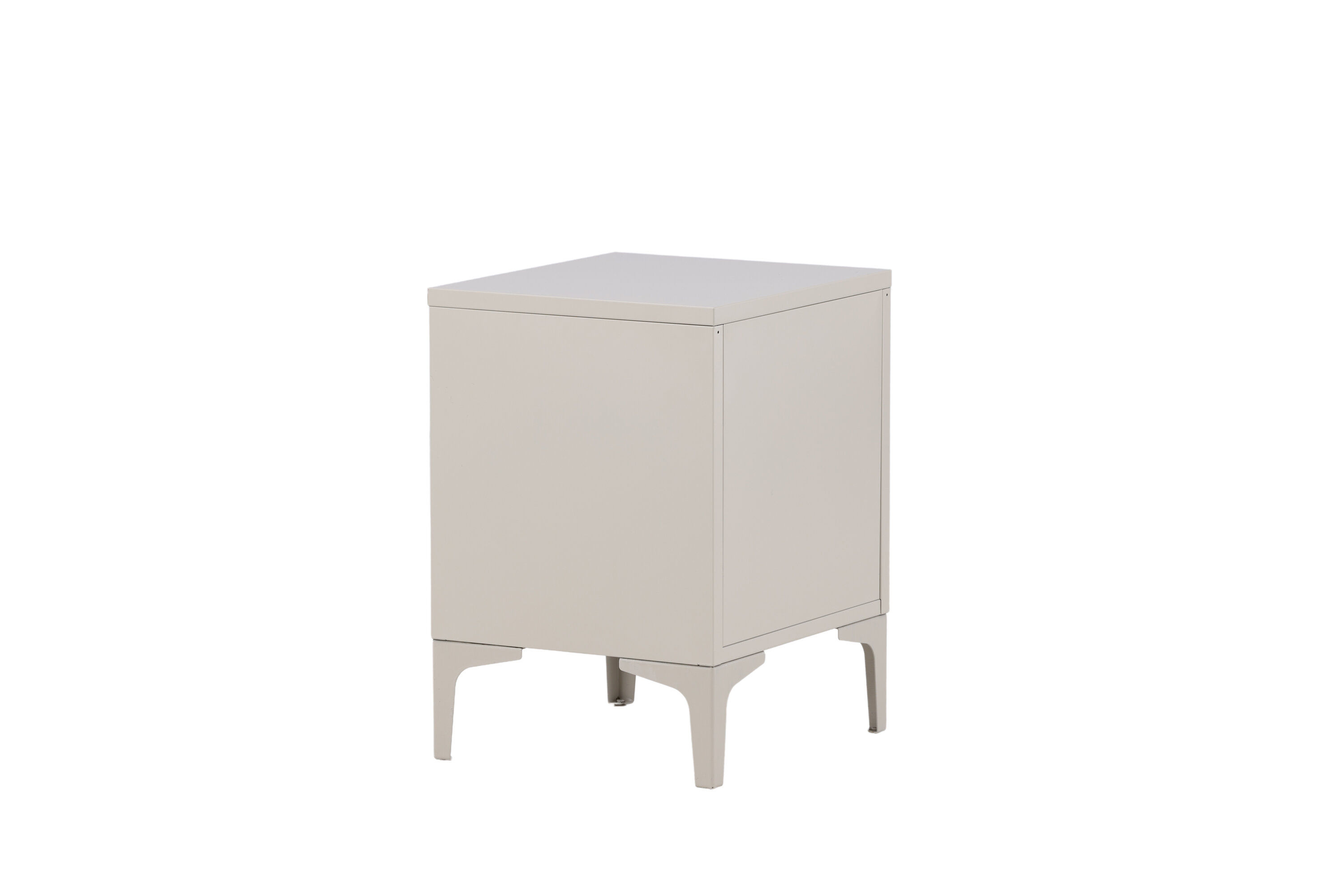 Piring 2 drawers Steel Beige