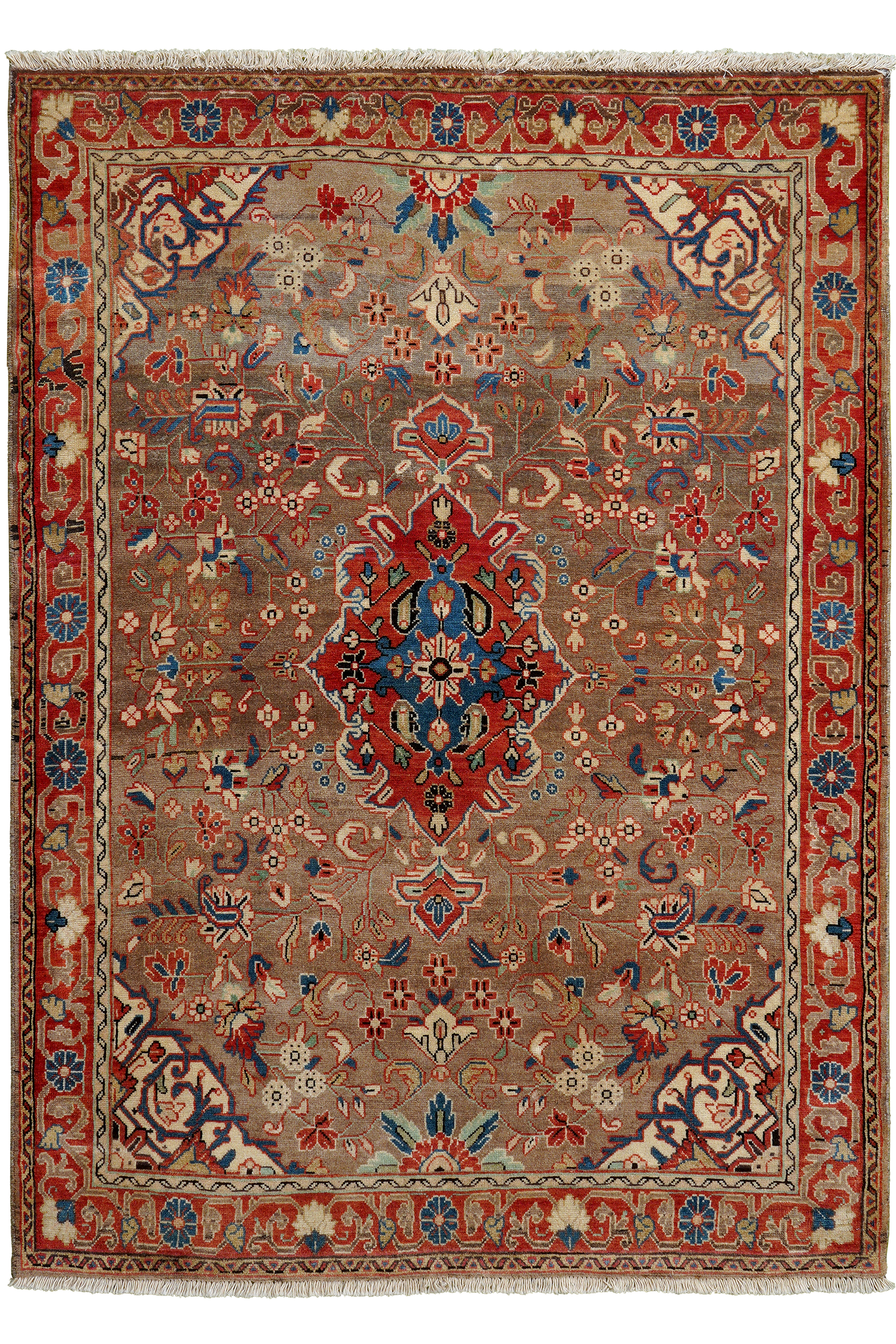 Heritage Teppich Wolle Mehrfarbig