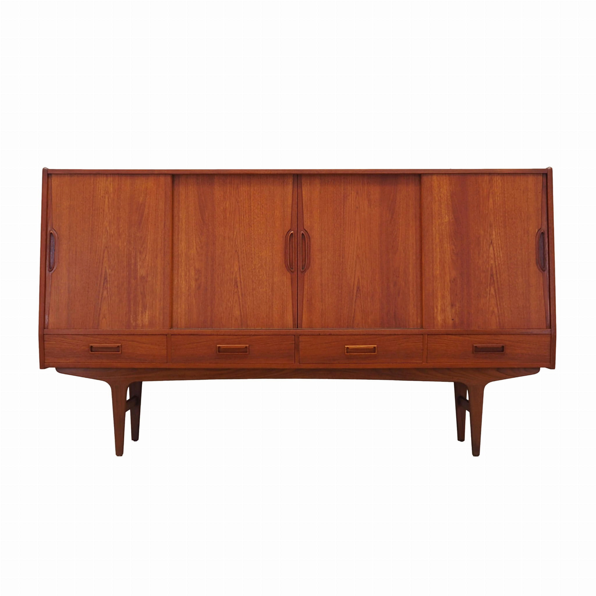 Highboard in legno marrone anni '60