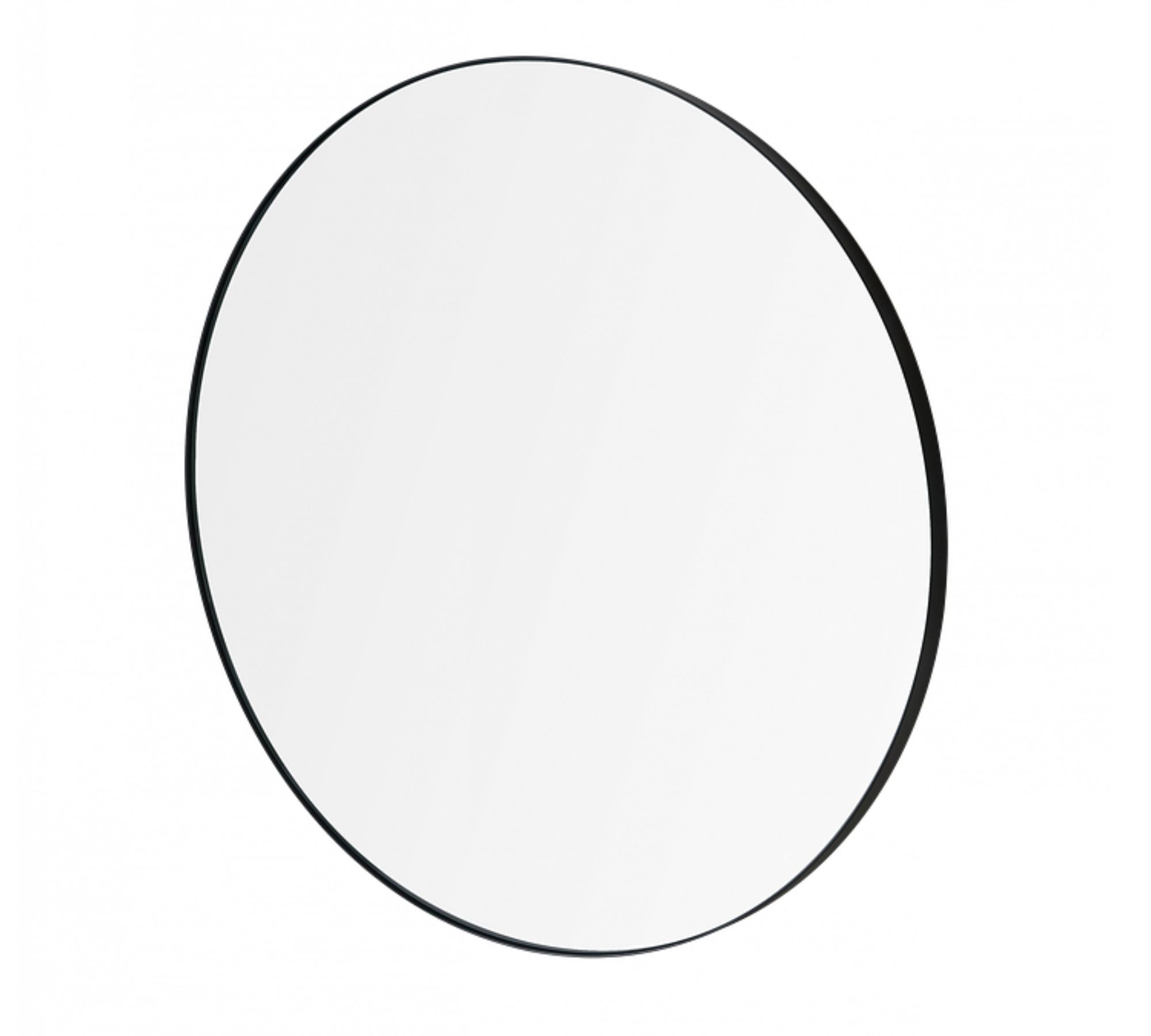 Rim Wandspiegel Black Glas Klar Ø50cm 66932