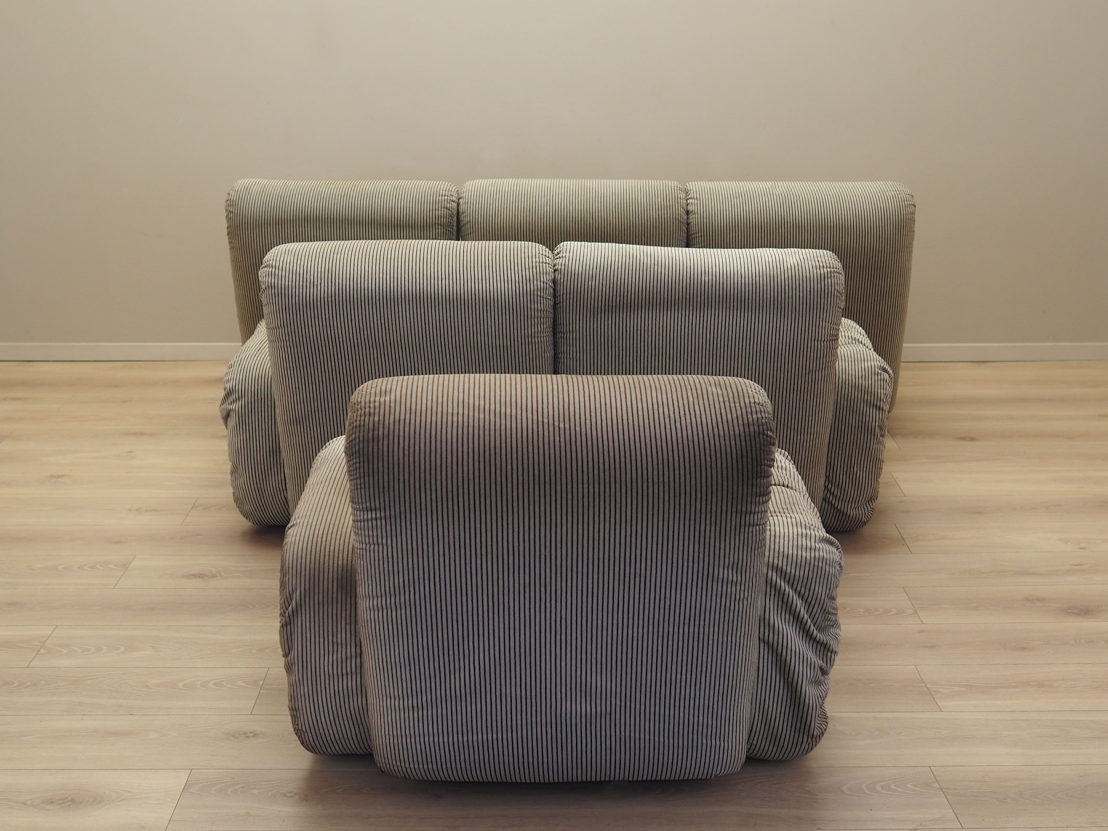 Modulares Sofa Grau 1960er Jahre