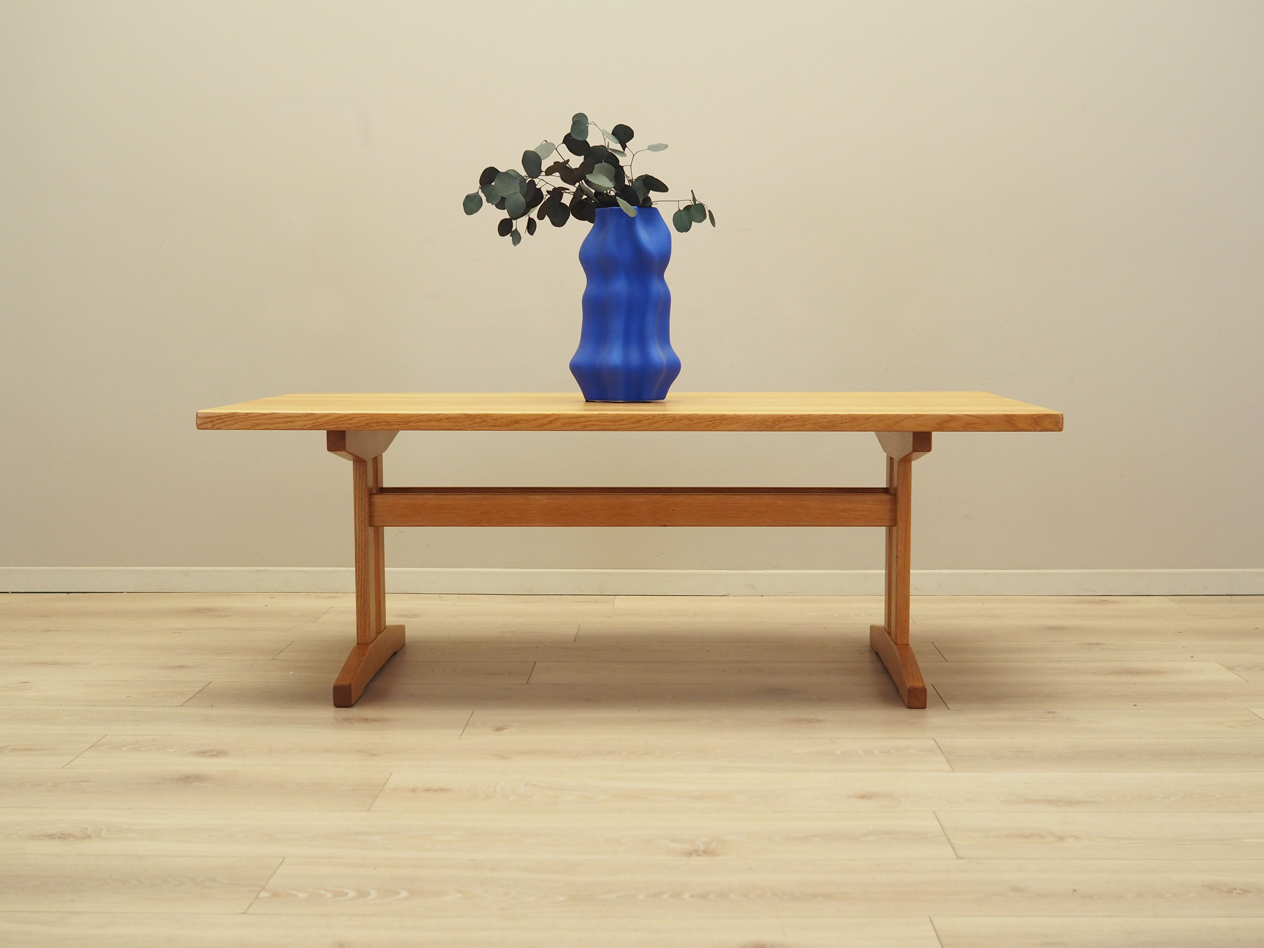 Dining table ash wood 1970s