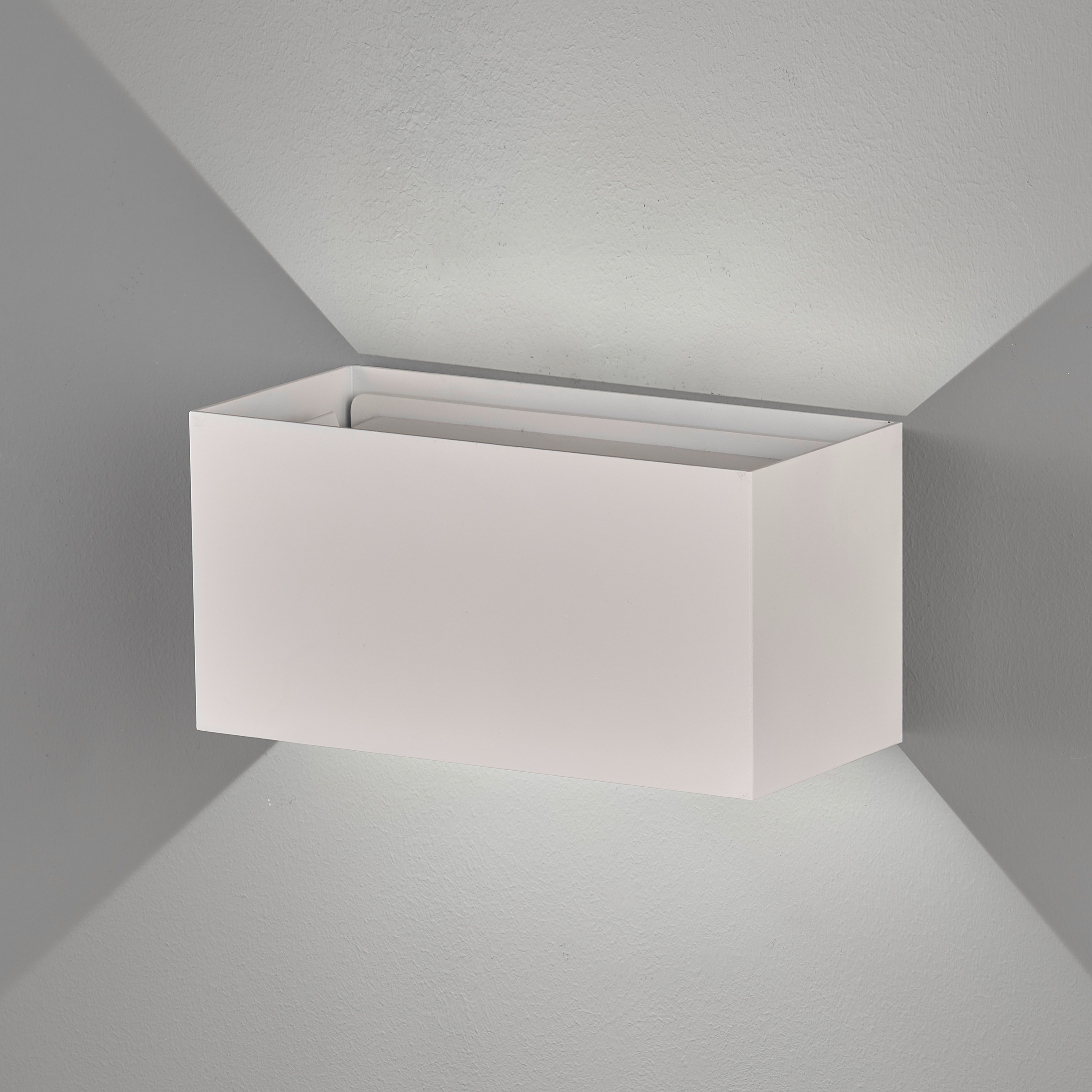 LED-Wandleuchte Wallo Eisen Weiß