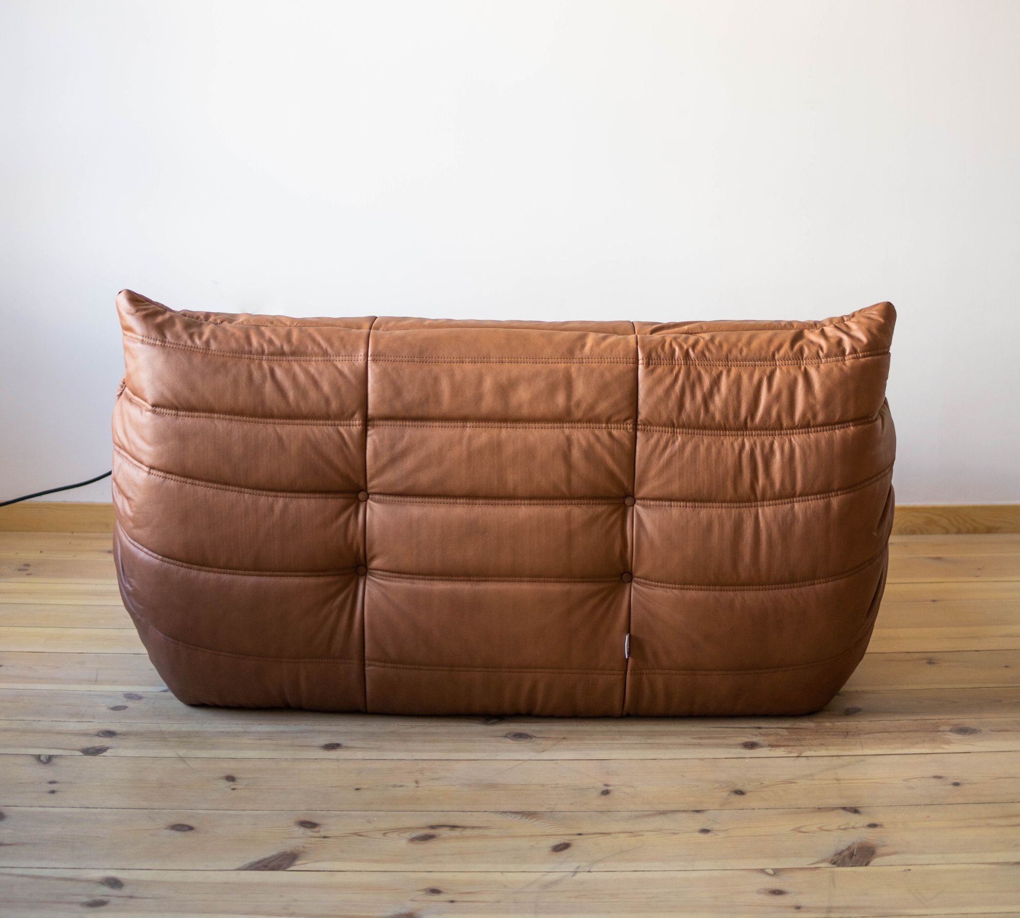 Togo Sofa 2-Sitzer Glattleder Folk Brown