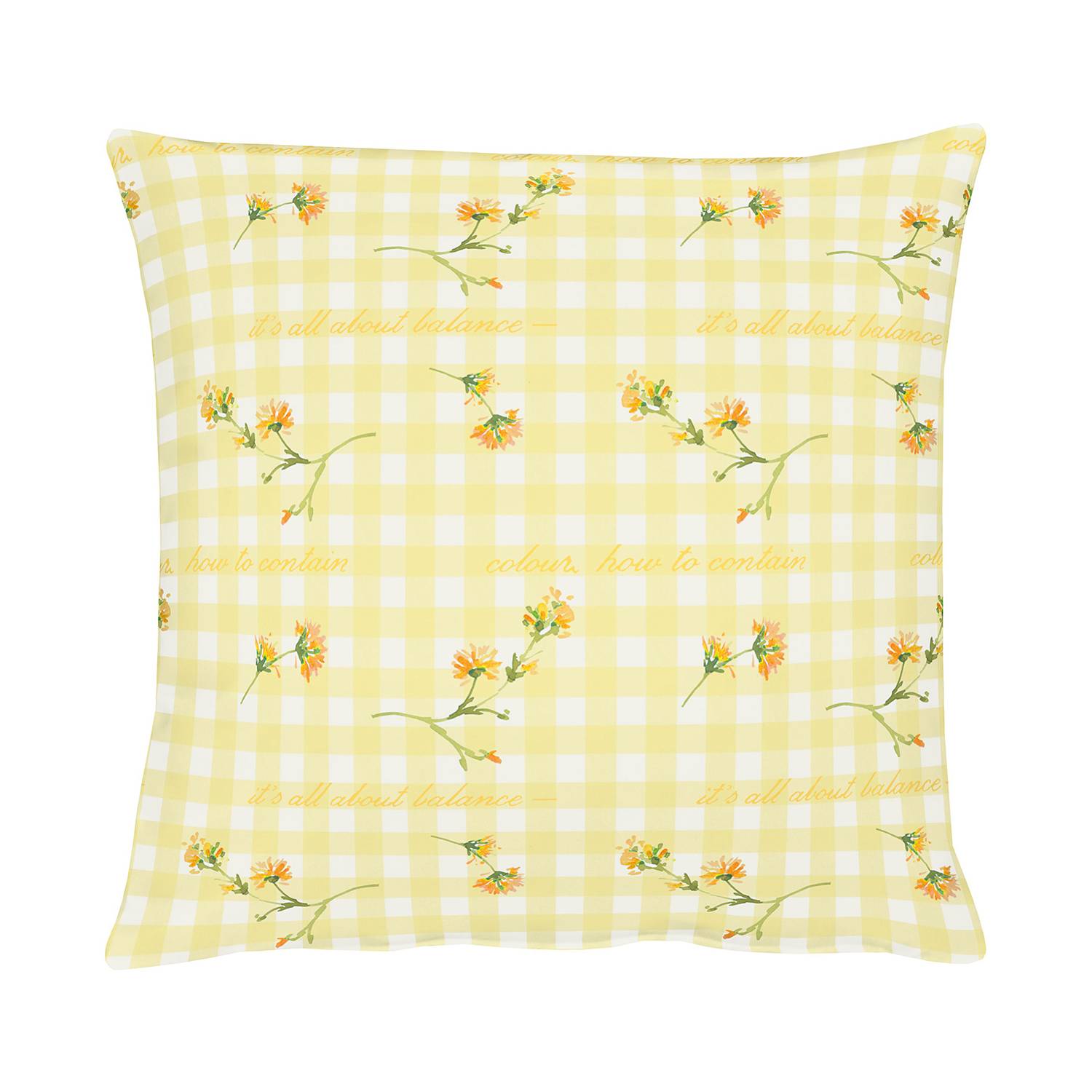 Kissenbezug Happy Easter III Gelb 49 x 49 cm