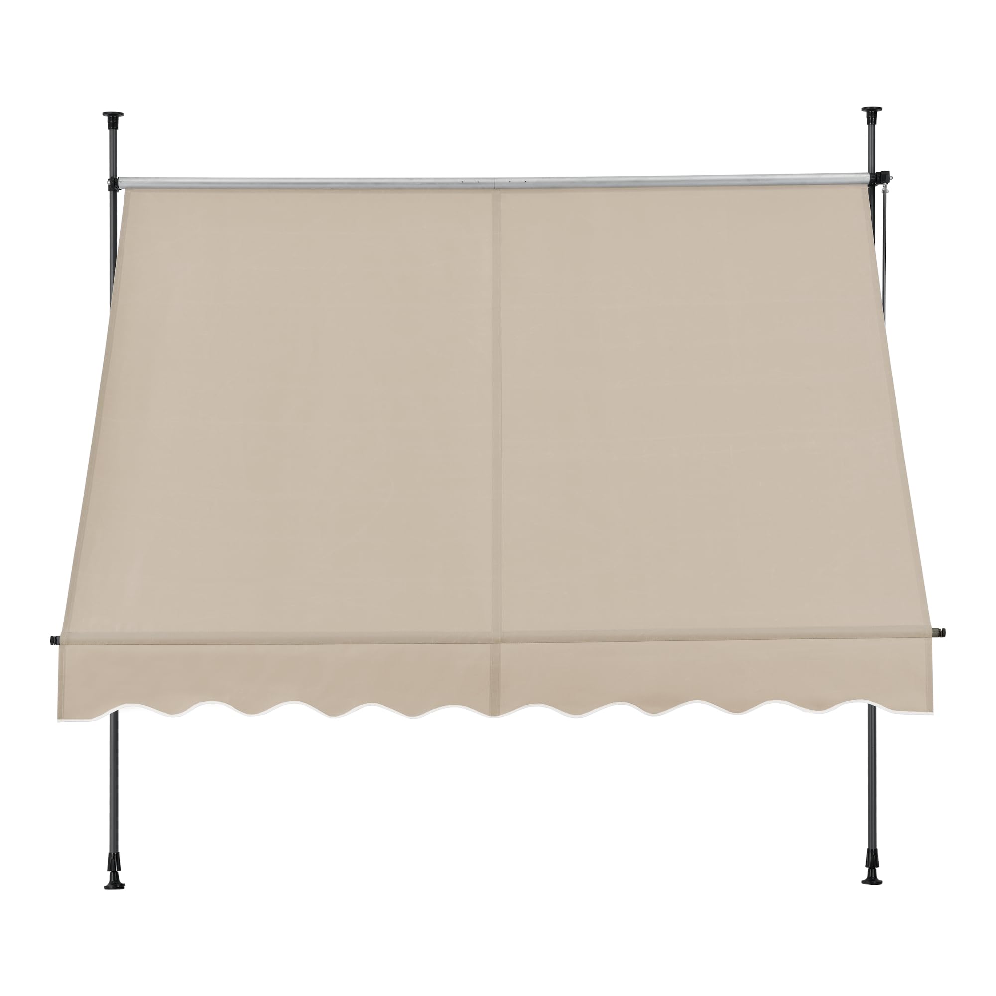 Klemmmarkise ohne Bohren Beige