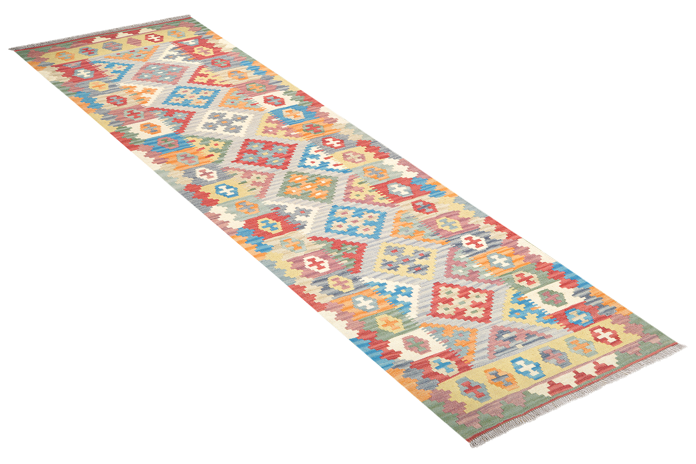 Kelim Gashgai Wool Multicolored