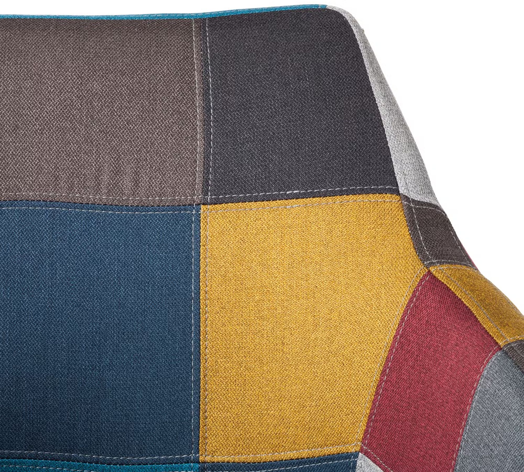 Armchair Webbing Patchwork Multicolor