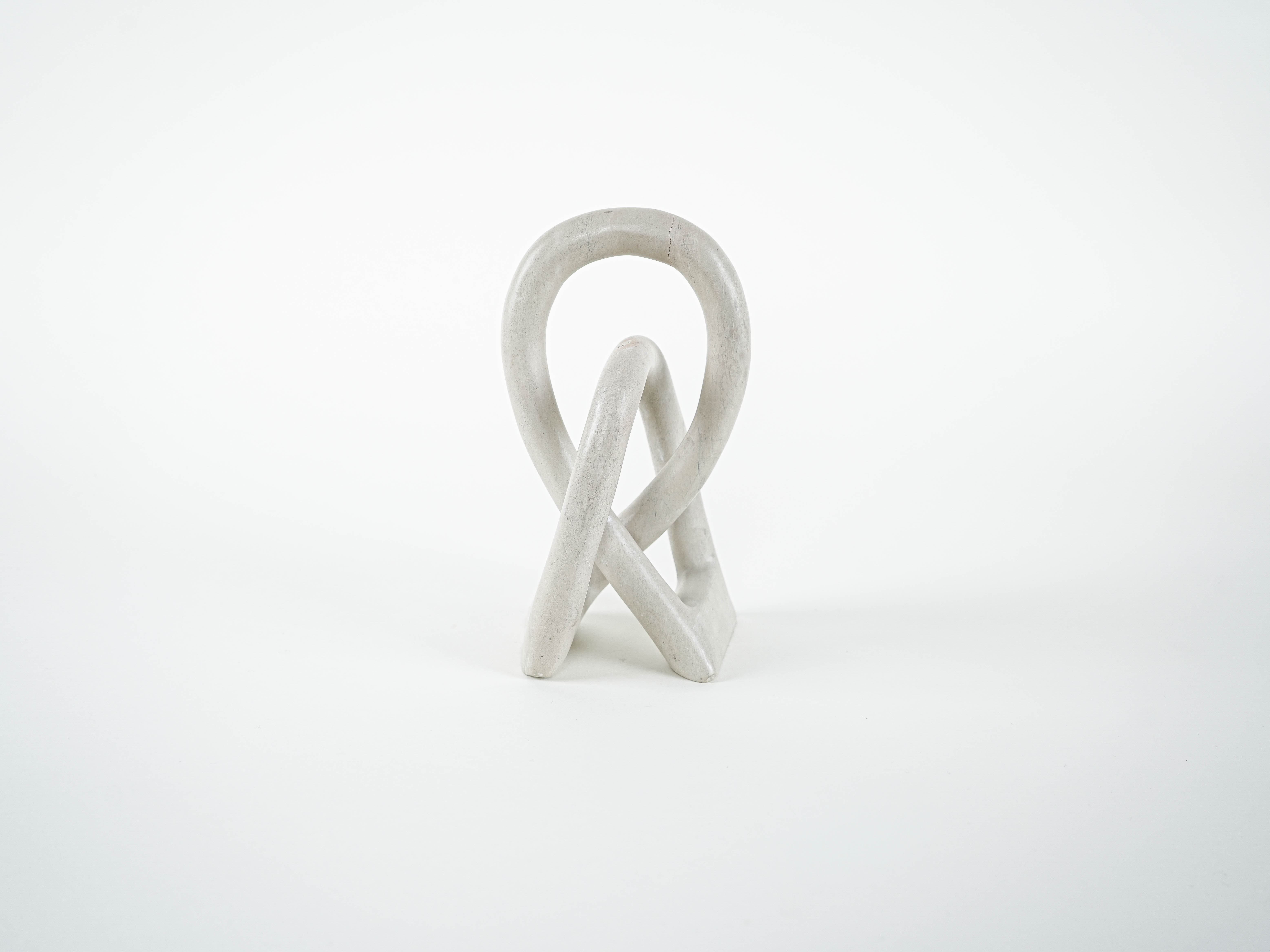 Sculpture Abstract White 1980s