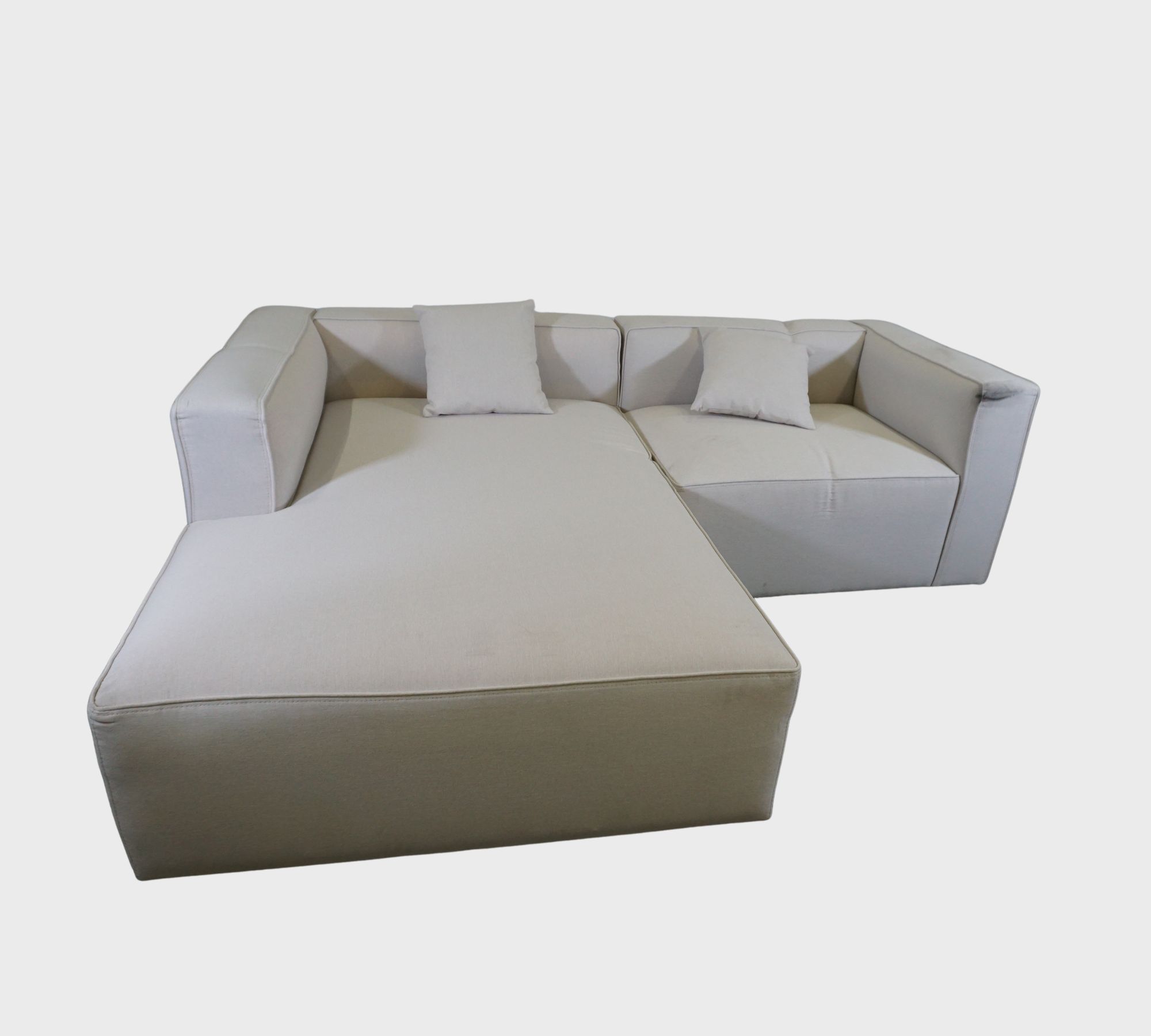 Mora Ecksofa Links Ecru