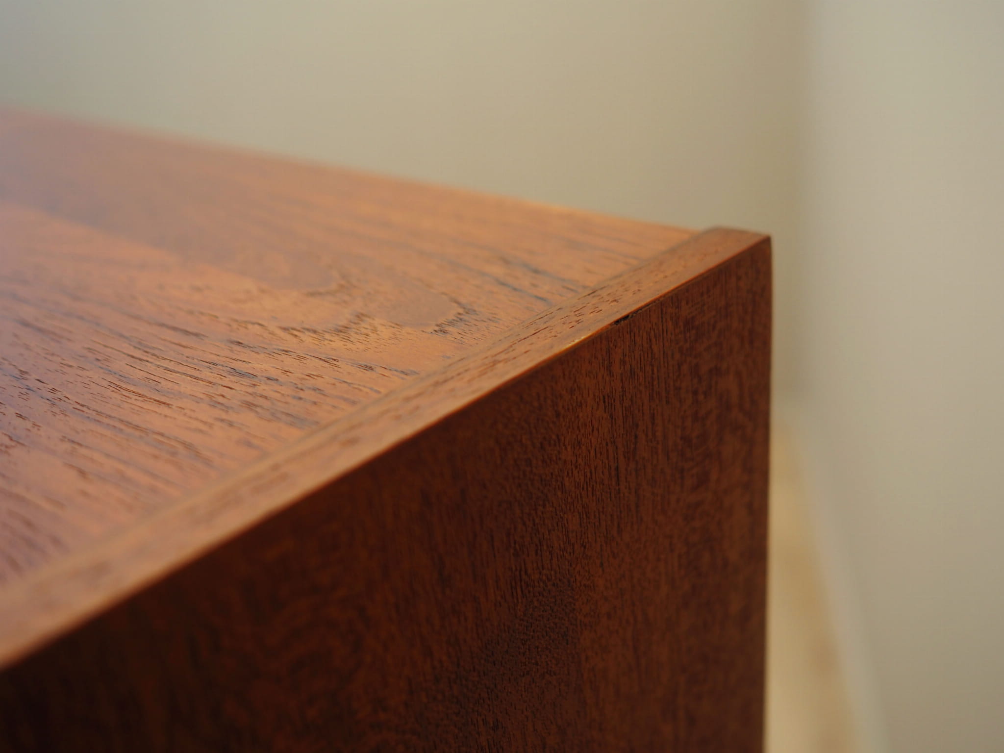 Vintage Bookshelf Teak Wood Brown 1970s