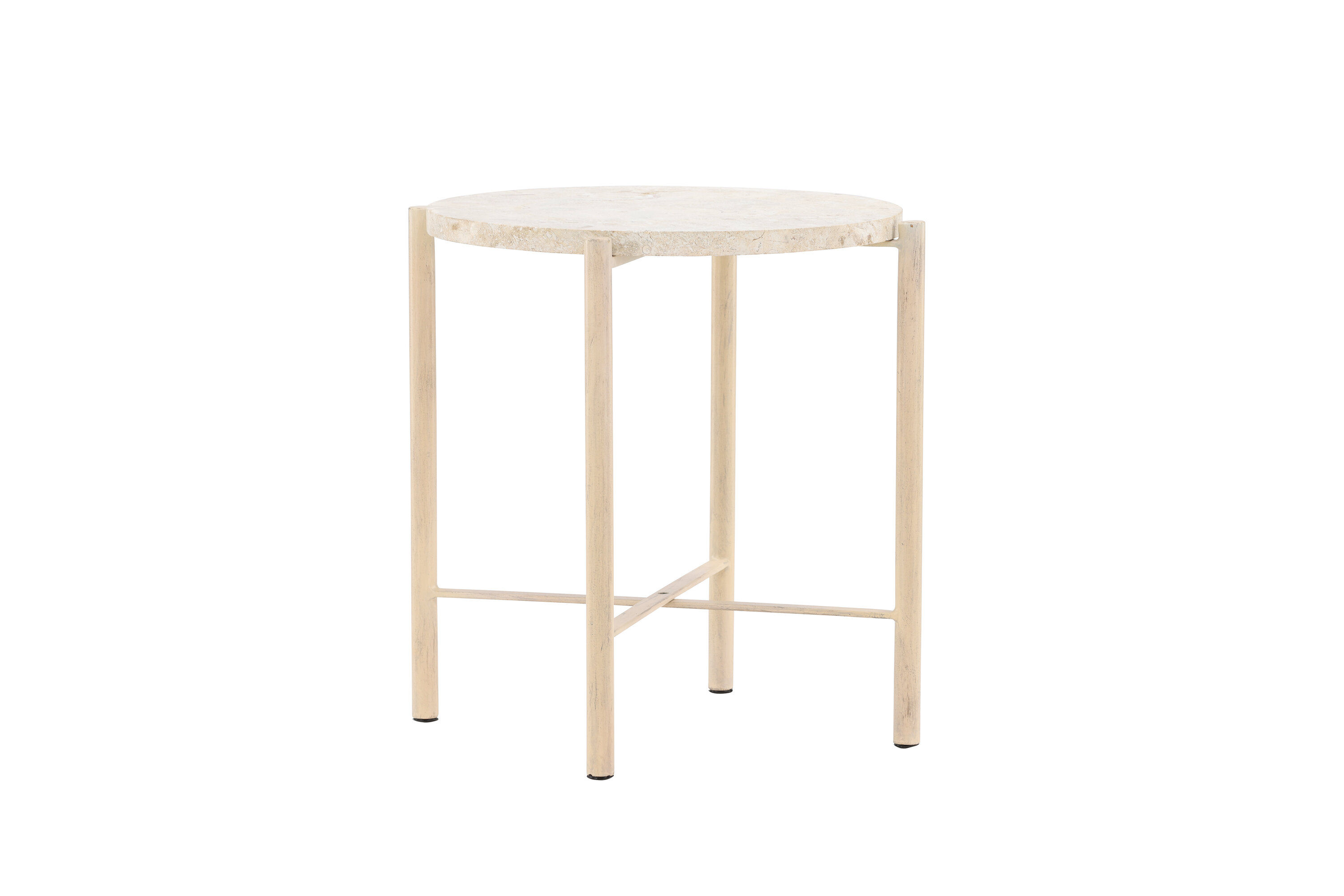 Sandhamn Sofatisch Mactan Beige ⌀40cm