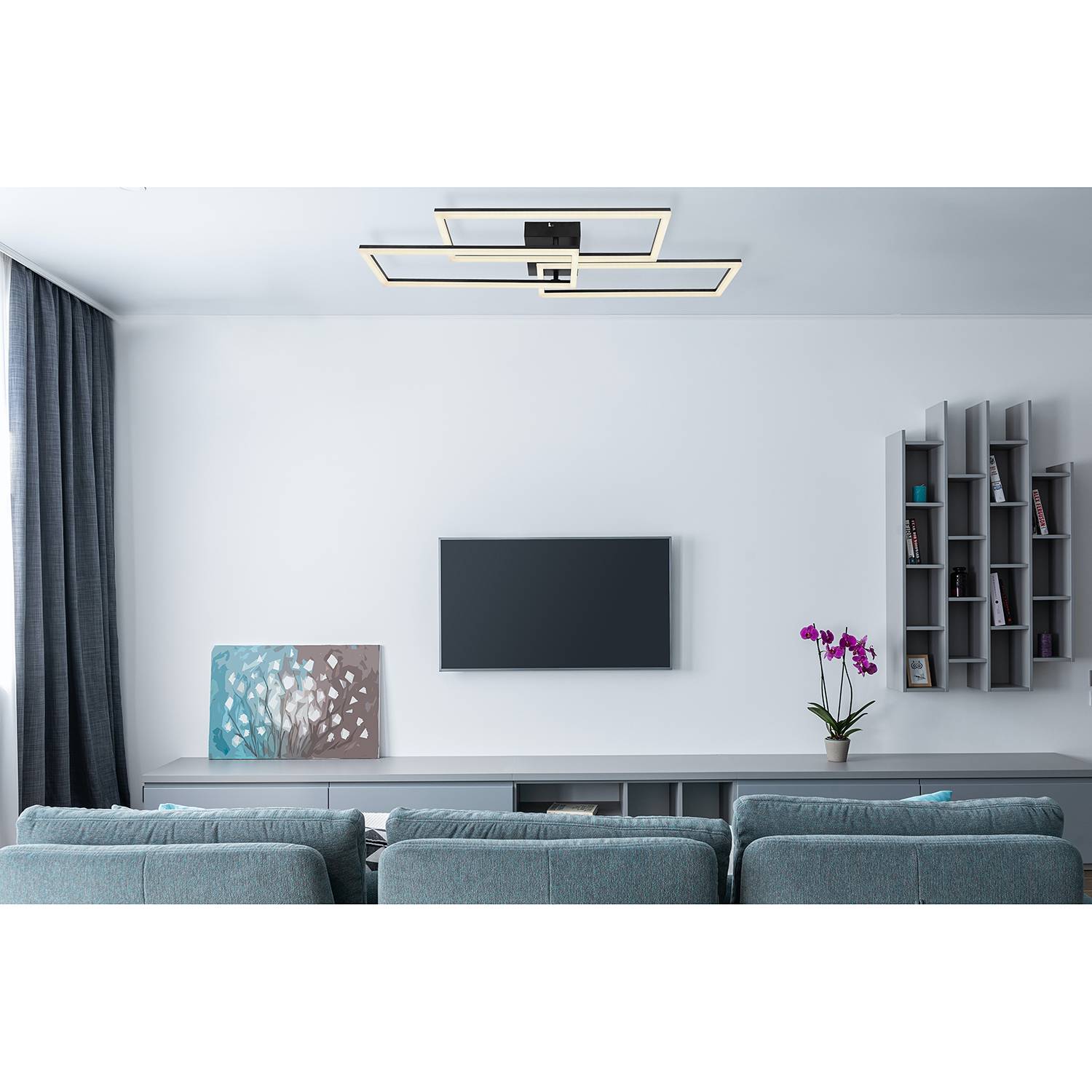Tiny II LED-Deckenleuchte Acrylglas Eisen 1-flammig