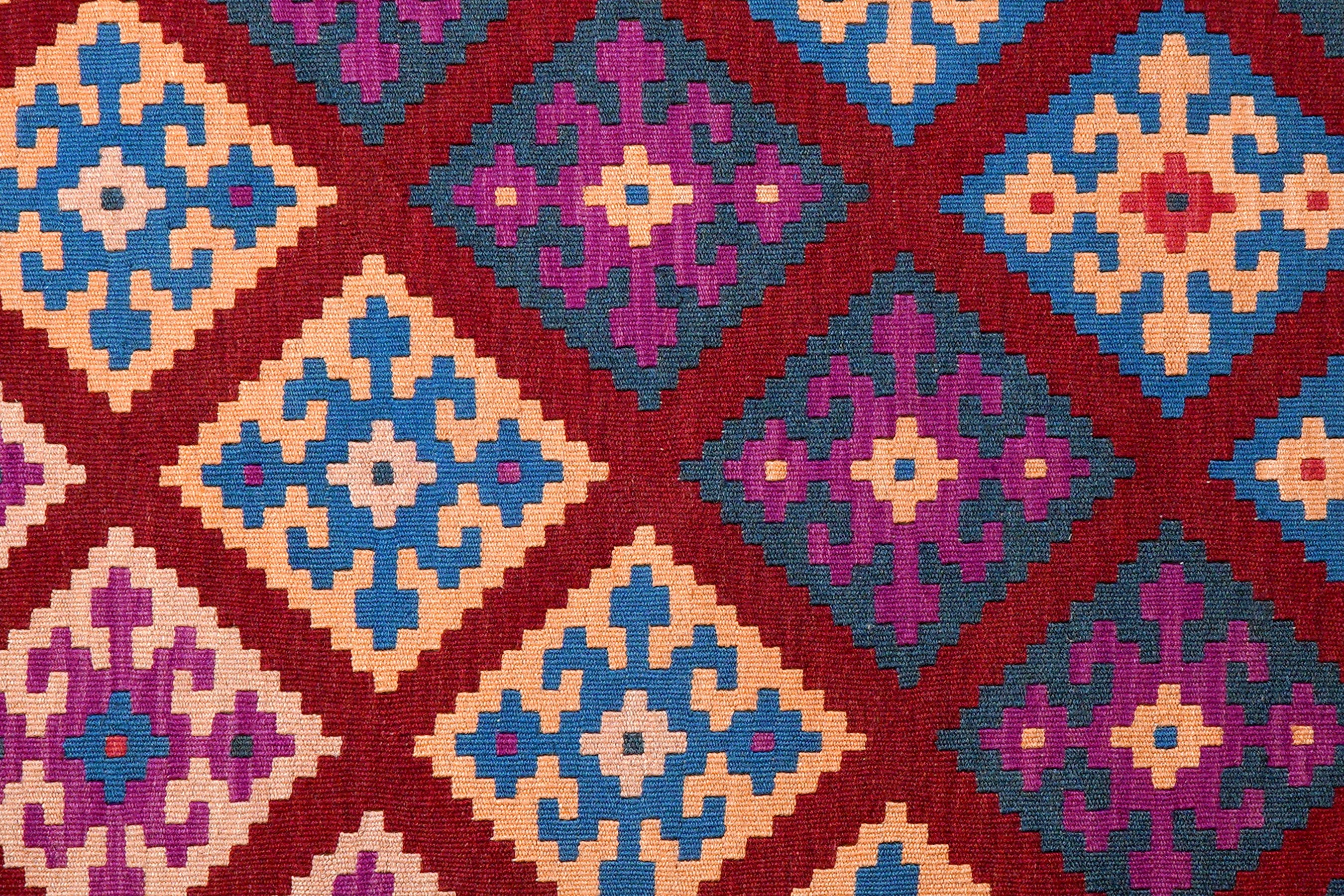 Kilim Gashgai Teppich Mehrfarbig