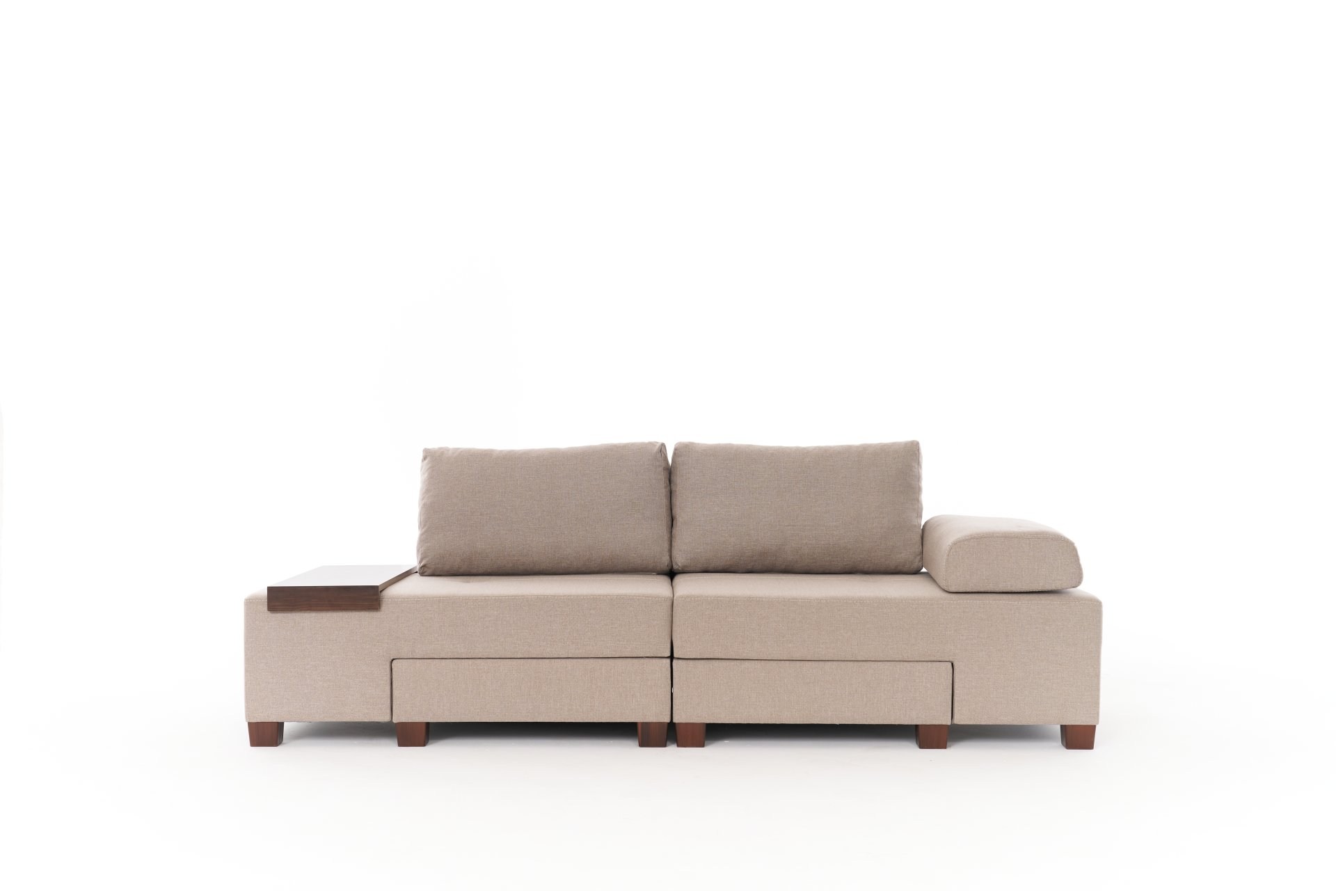 Perenna Sofa 3-Sitzer Leinen Creme