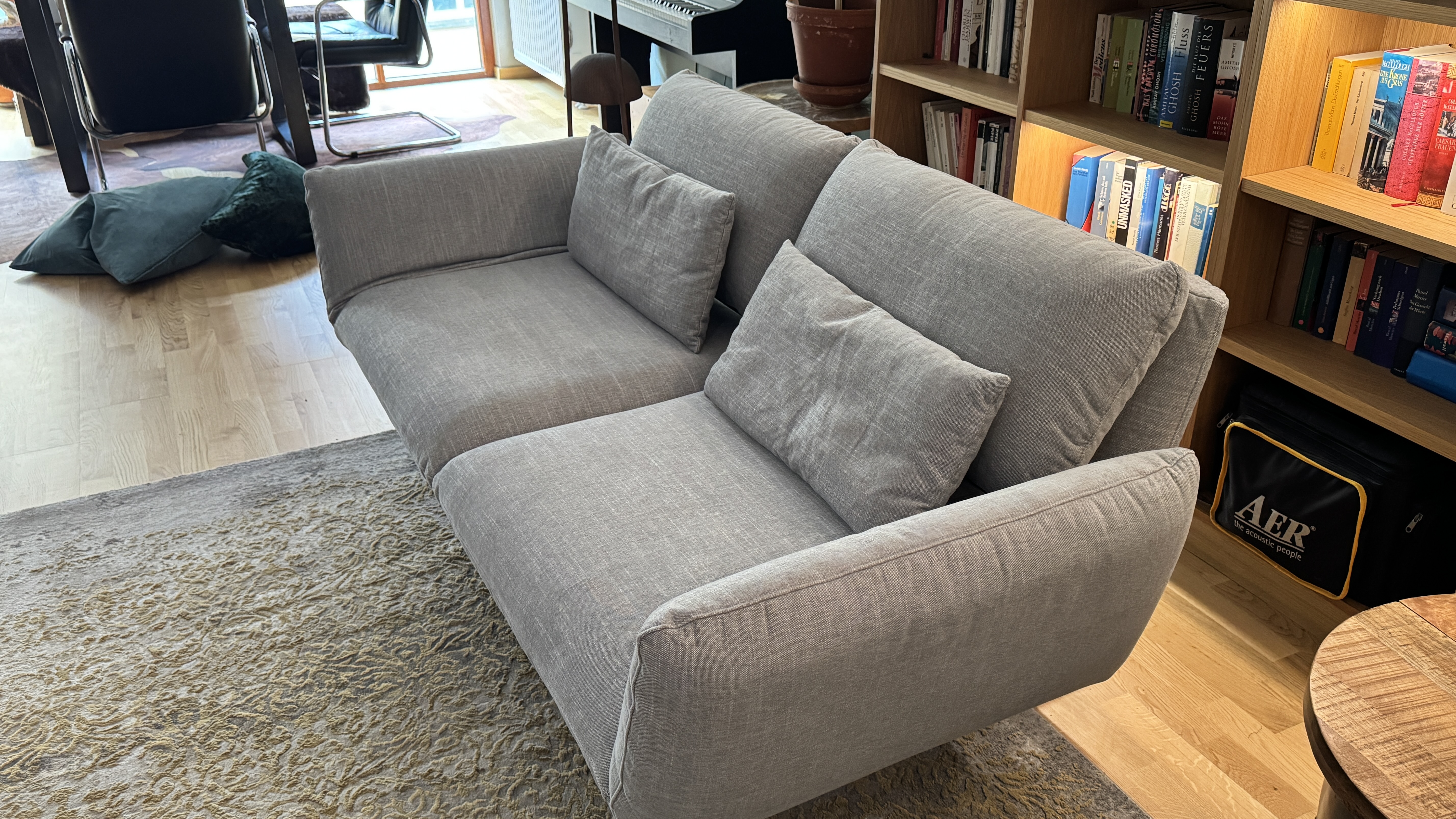 Messina Sofa 2-Sitzer Grau