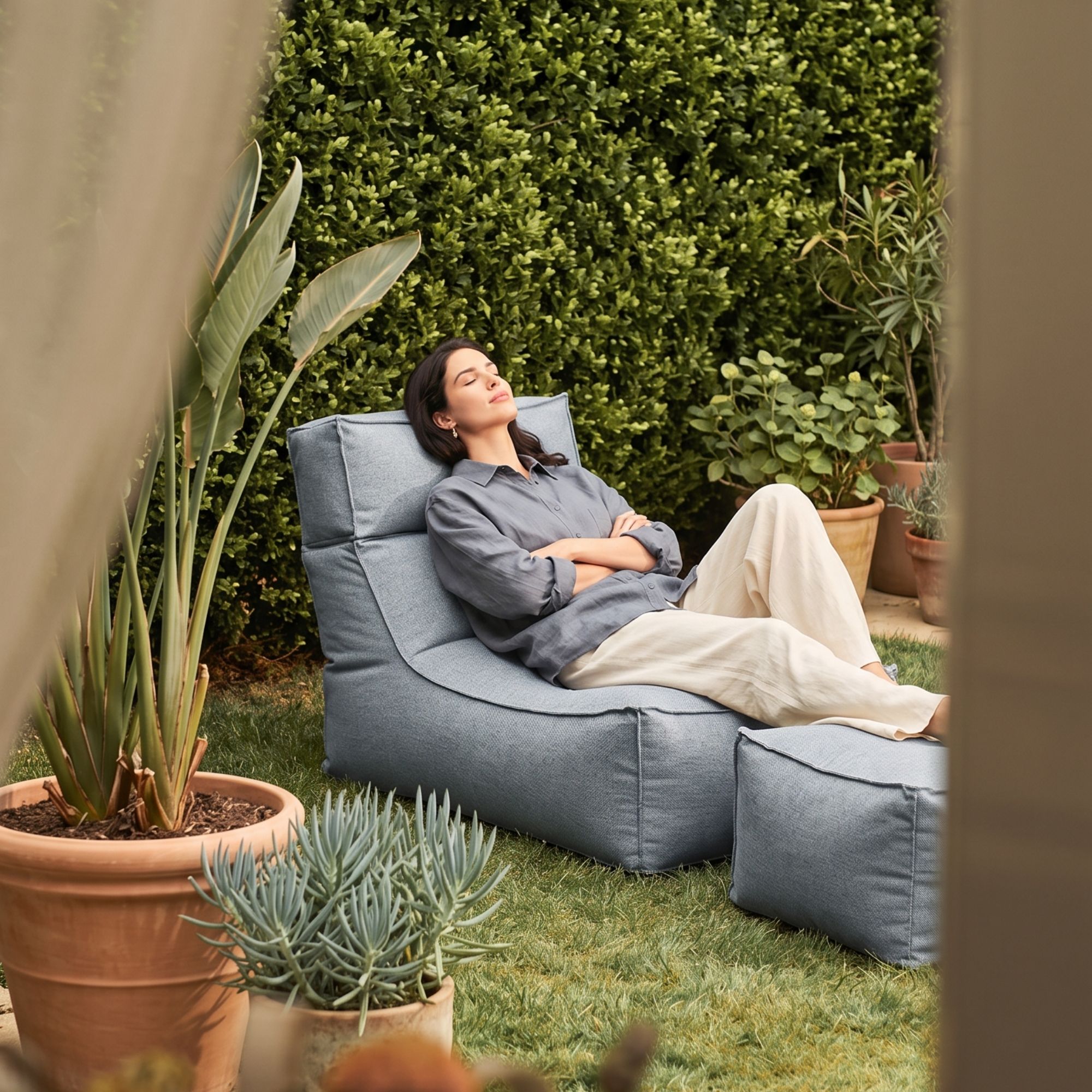 STAY Outdoor-Lounger Ocean 60 x 120 cm 62090