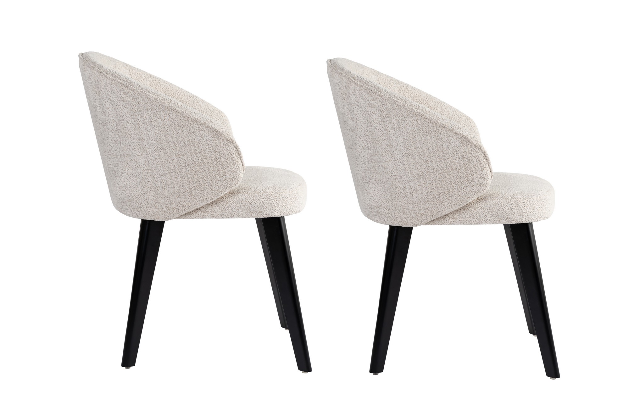 2x Bentley Dining Chair Wood Veneer White