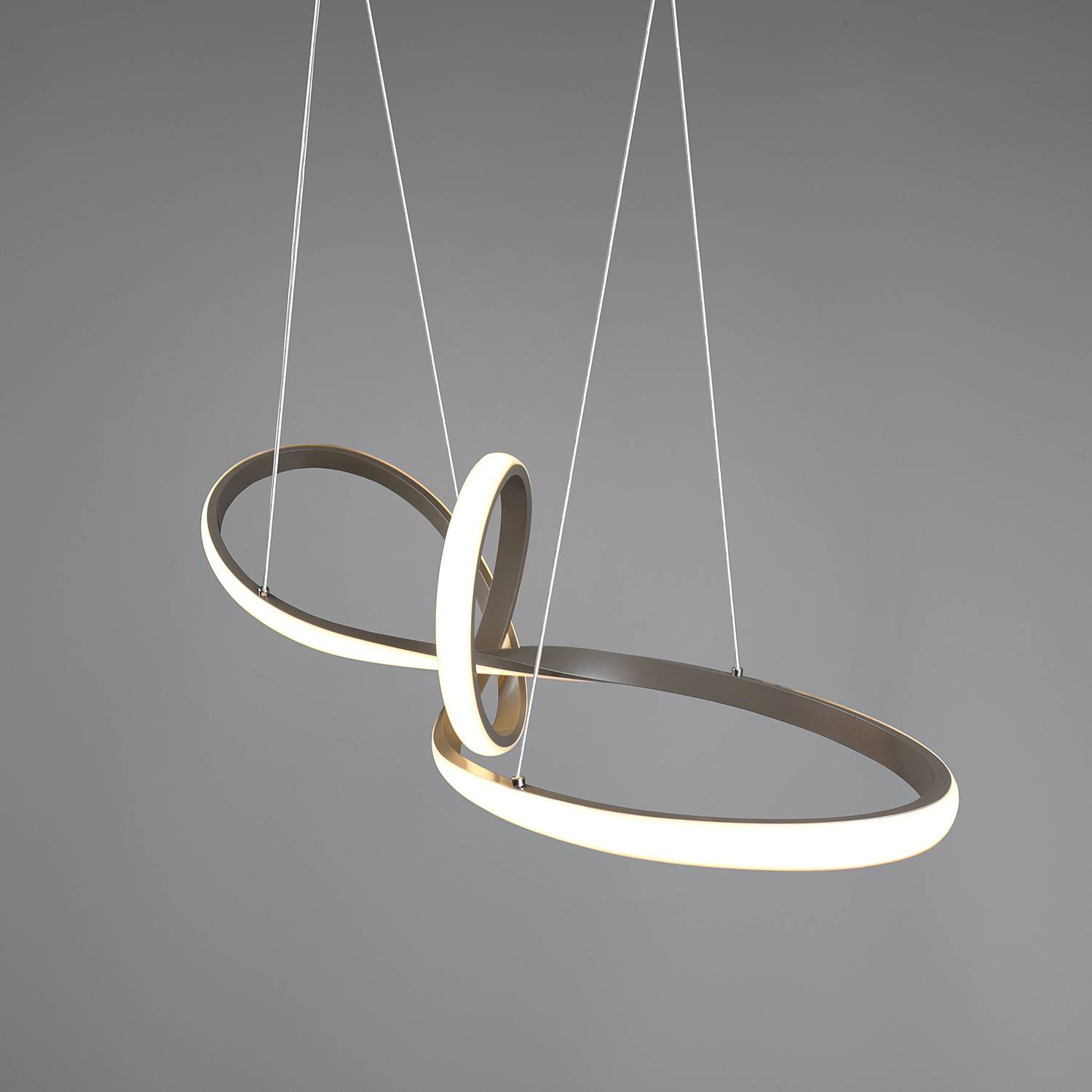 Sansa I LED-Pendelleuchte Polyacryl Eisen 1-flammig