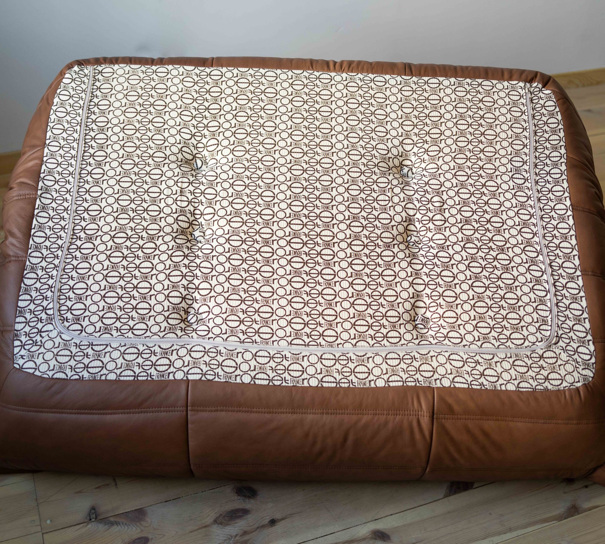 Togo Sofa 2-Sitzer Glattleder Folk Brown